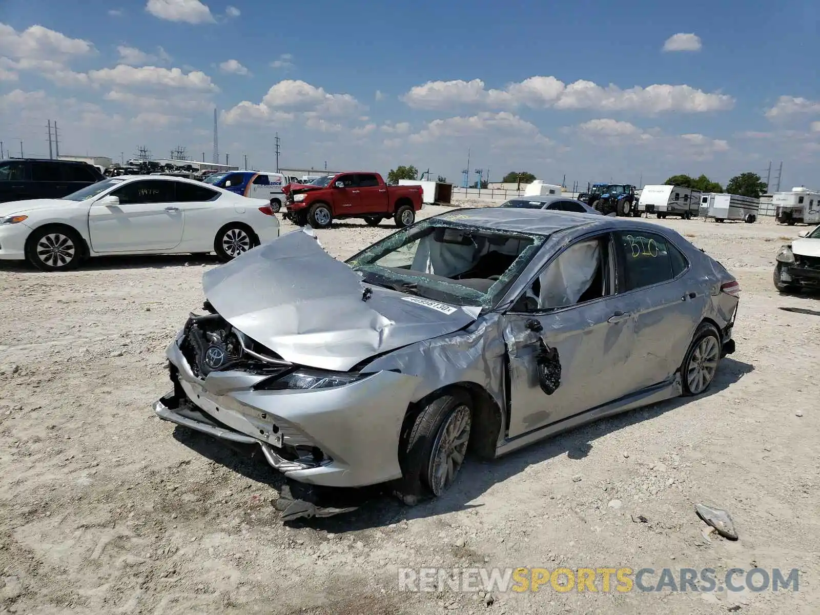 2 Photograph of a damaged car 4T1B11HK2KU790197 TOYOTA CAMRY 2019