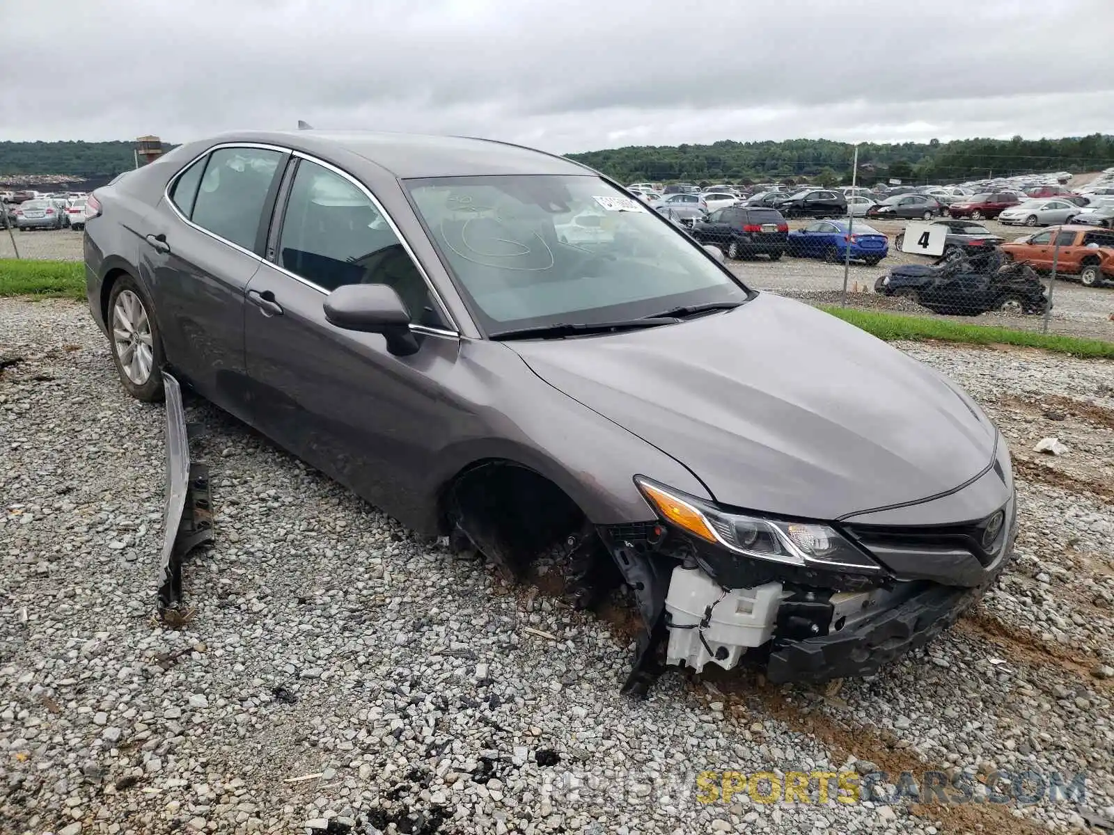 1 Photograph of a damaged car 4T1B11HK2KU790250 TOYOTA CAMRY 2019