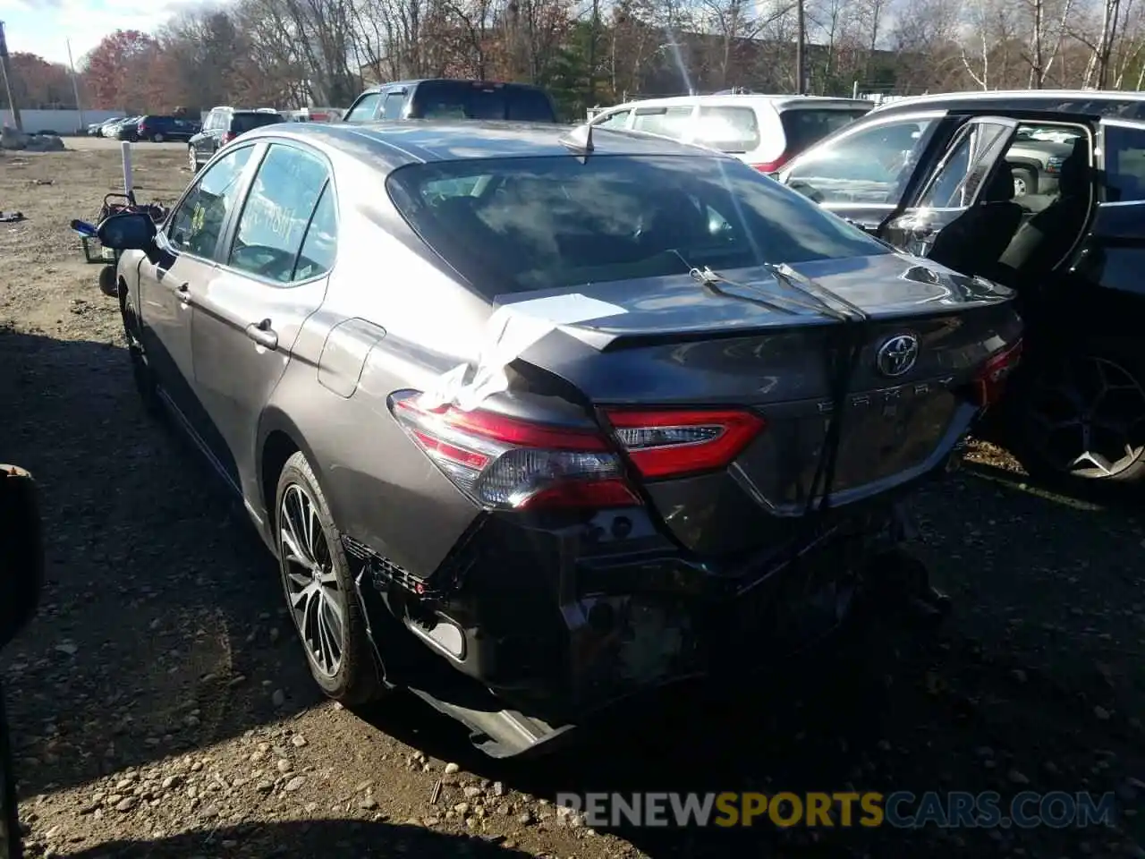 3 Photograph of a damaged car 4T1B11HK2KU791687 TOYOTA CAMRY 2019