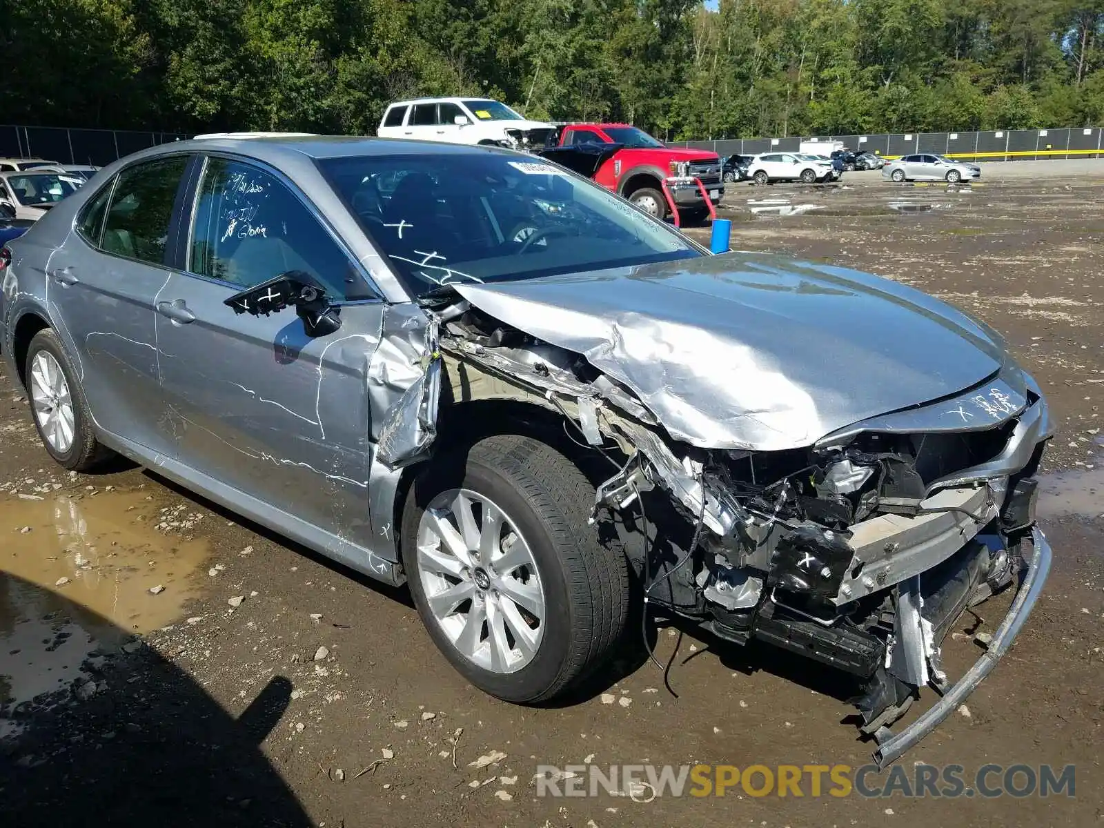 1 Photograph of a damaged car 4T1B11HK2KU792547 TOYOTA CAMRY 2019