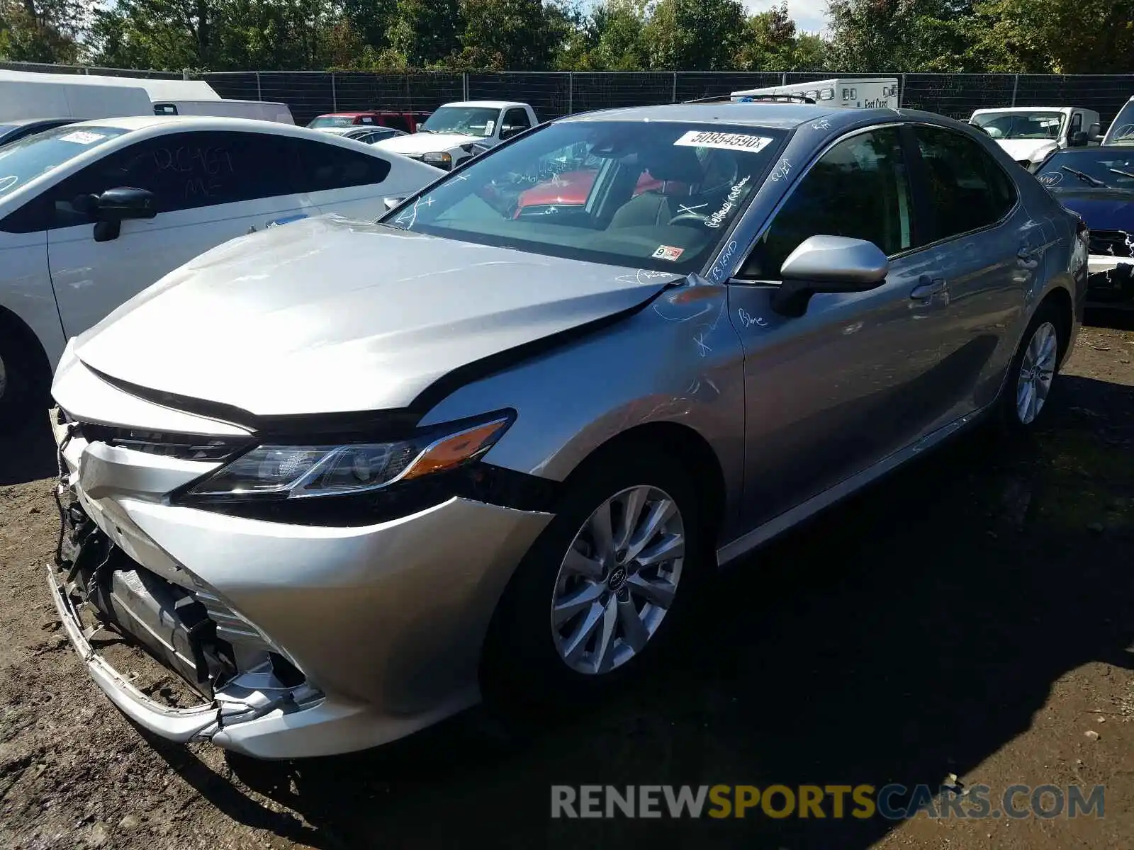 2 Photograph of a damaged car 4T1B11HK2KU792547 TOYOTA CAMRY 2019