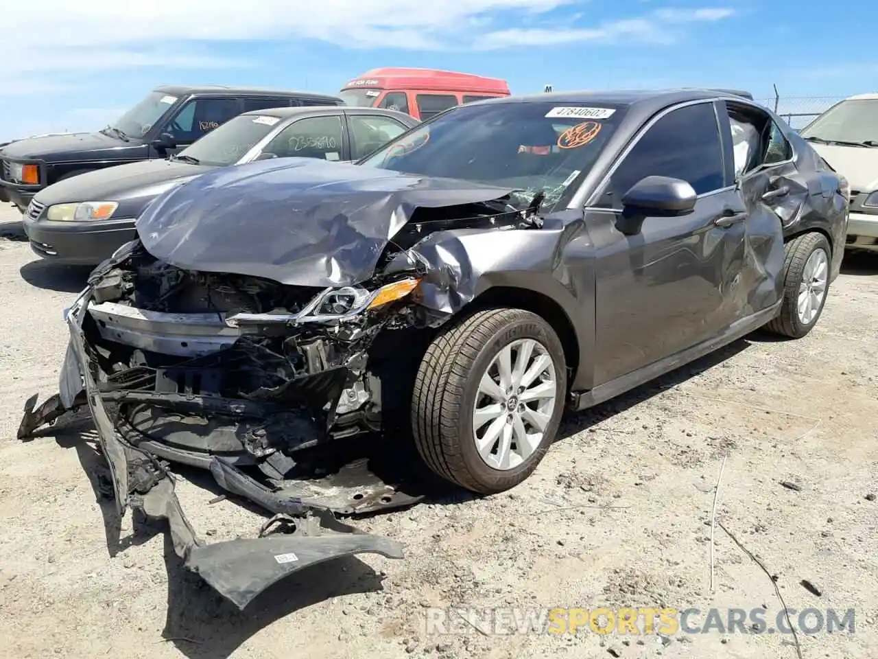 2 Photograph of a damaged car 4T1B11HK2KU793150 TOYOTA CAMRY 2019