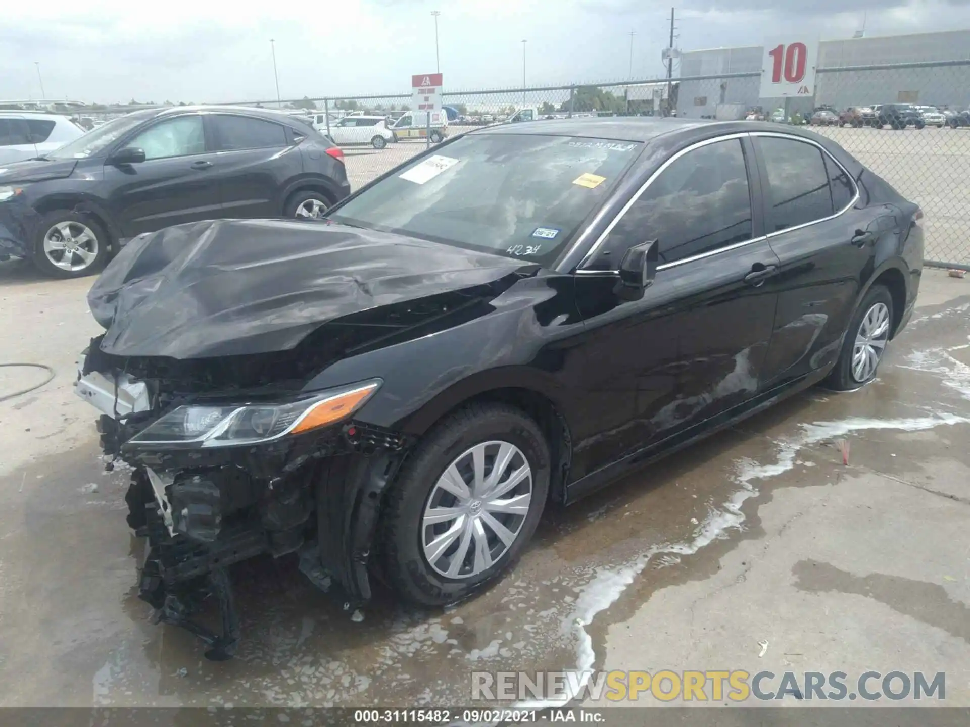 2 Photograph of a damaged car 4T1B11HK2KU794234 TOYOTA CAMRY 2019