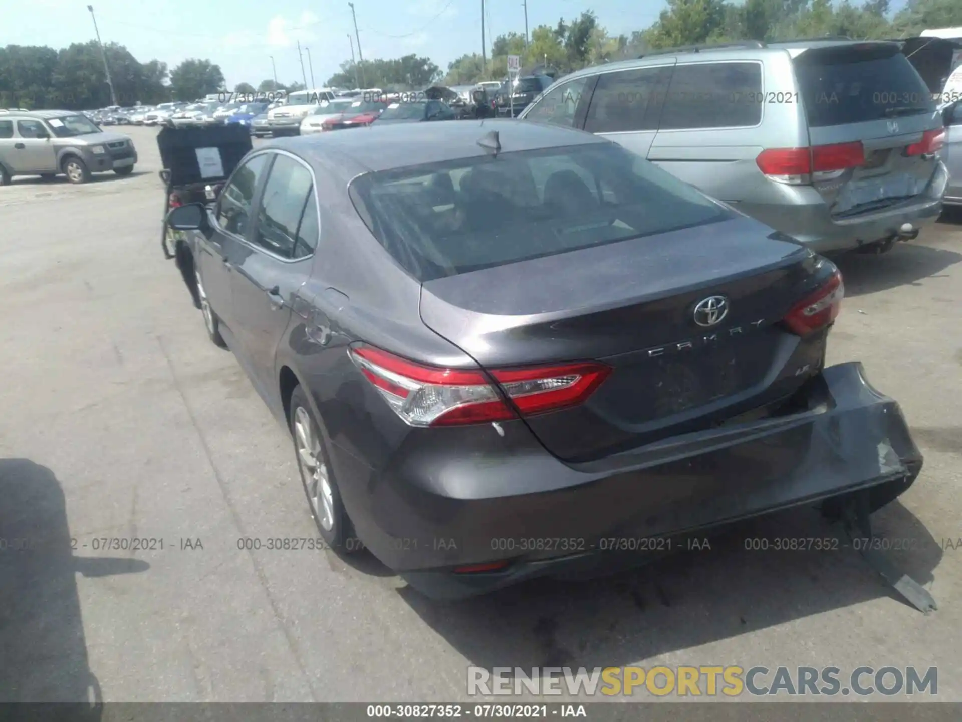 3 Photograph of a damaged car 4T1B11HK2KU796436 TOYOTA CAMRY 2019