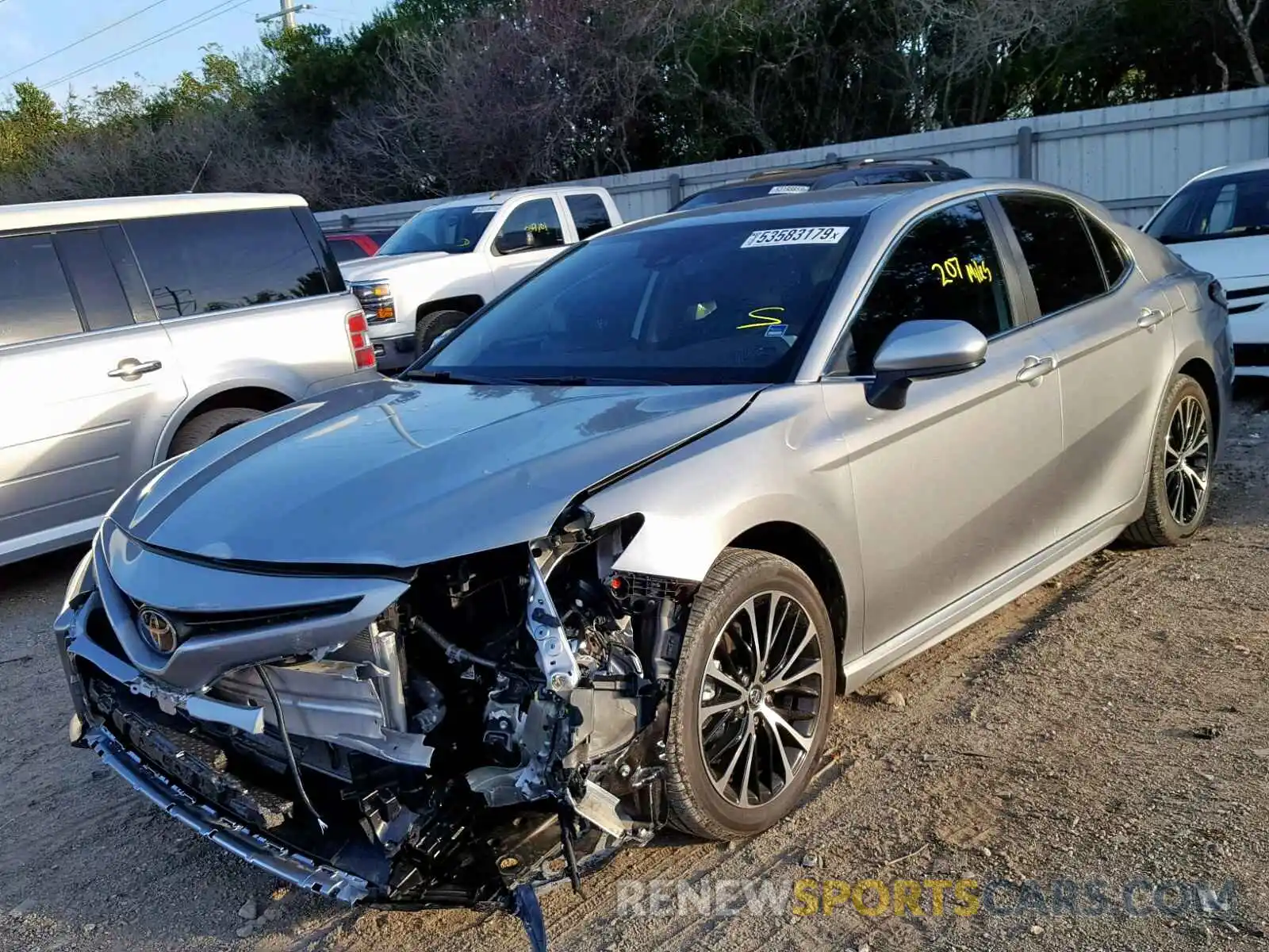 2 Photograph of a damaged car 4T1B11HK2KU799207 TOYOTA CAMRY 2019