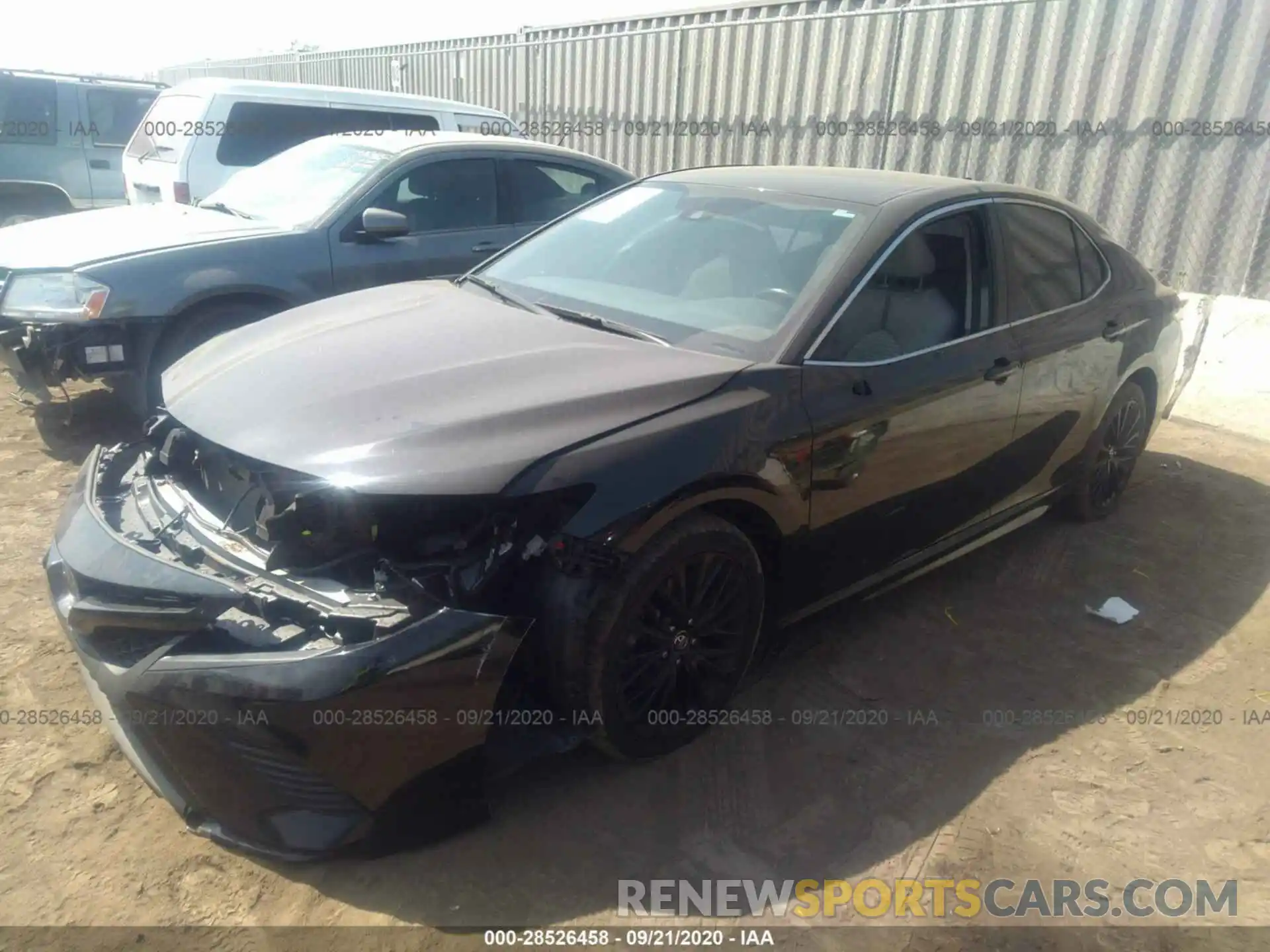 2 Photograph of a damaged car 4T1B11HK2KU800243 TOYOTA CAMRY 2019