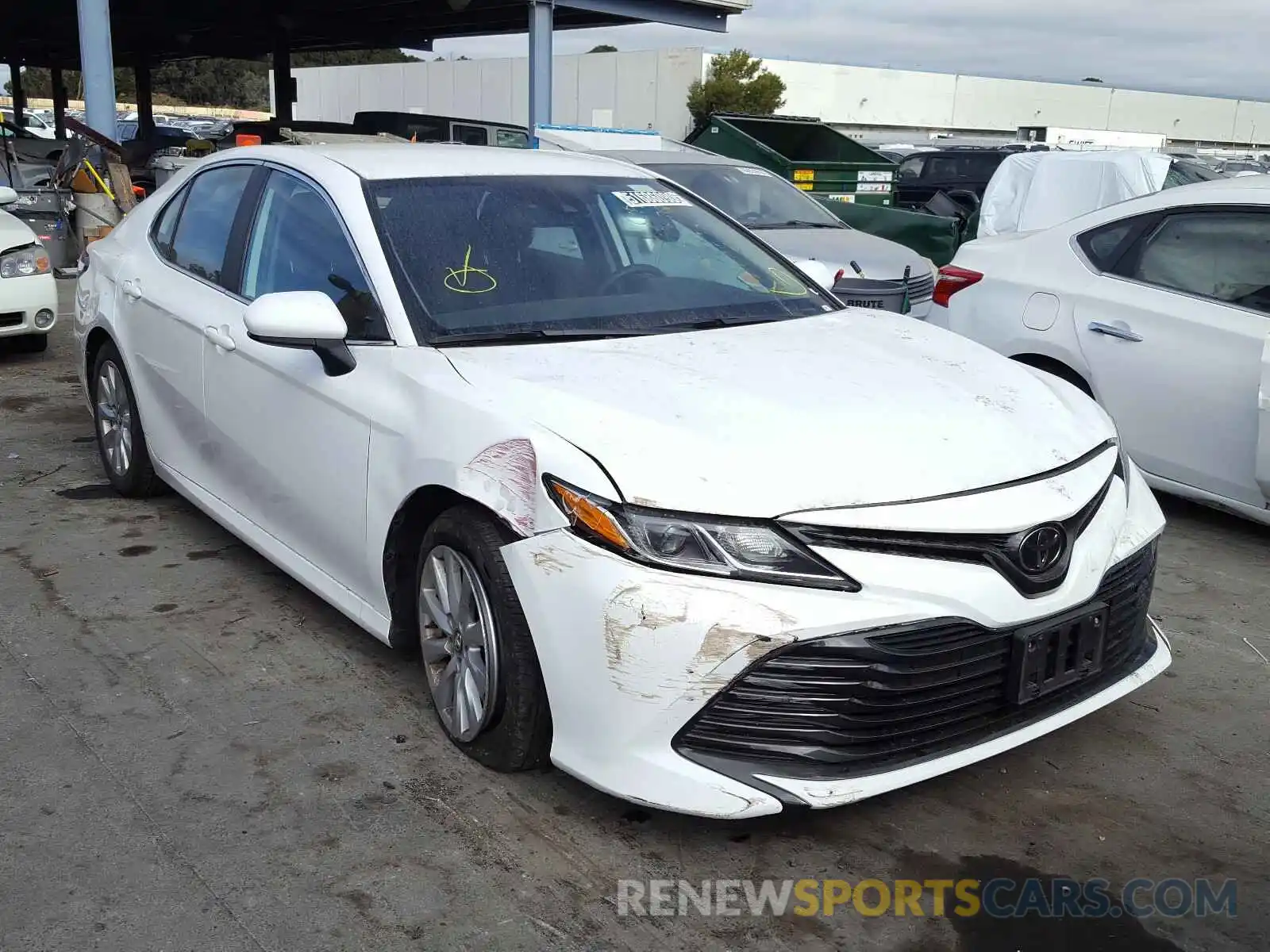 1 Photograph of a damaged car 4T1B11HK2KU801912 TOYOTA CAMRY 2019