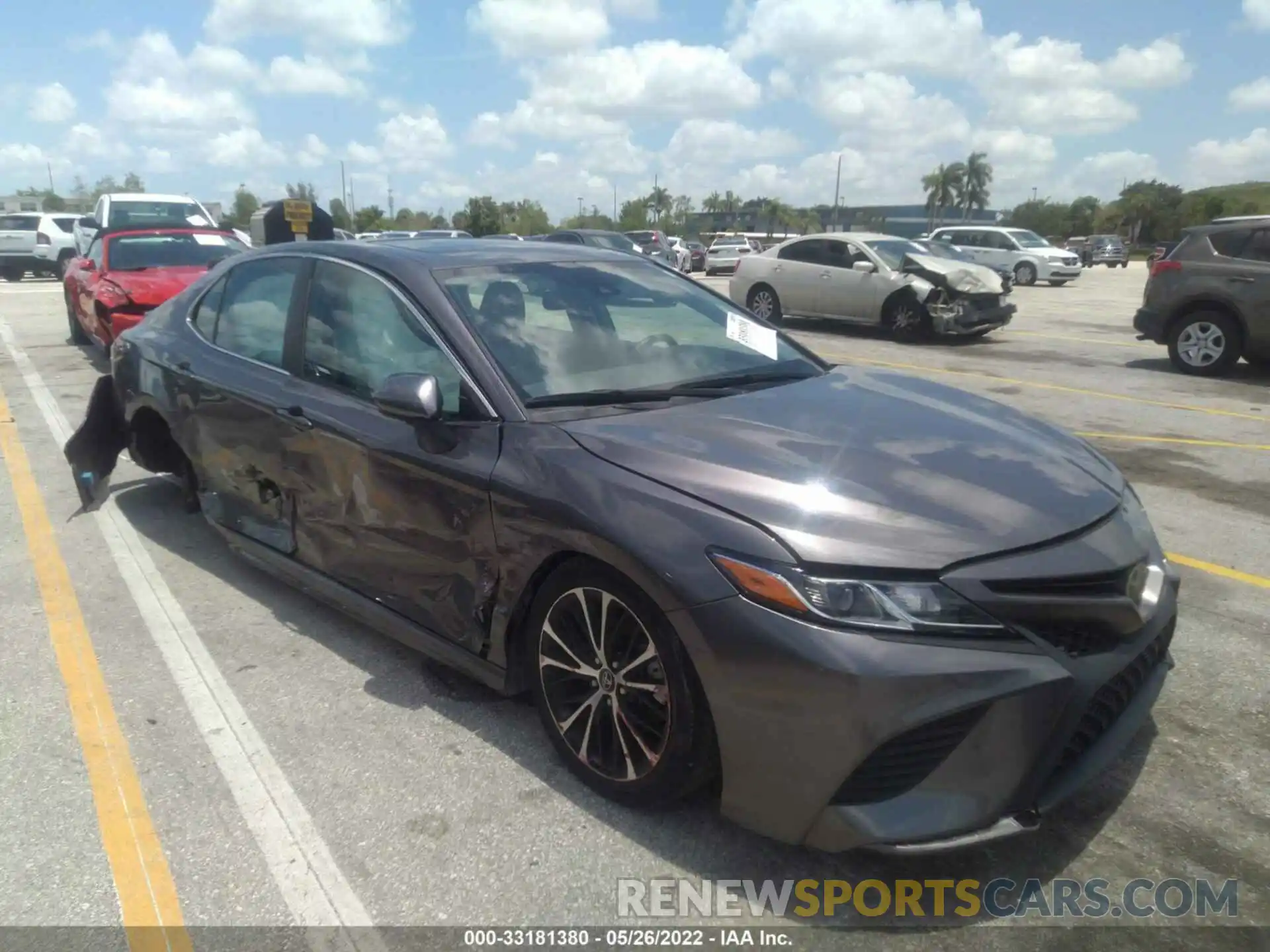 1 Photograph of a damaged car 4T1B11HK2KU802168 TOYOTA CAMRY 2019