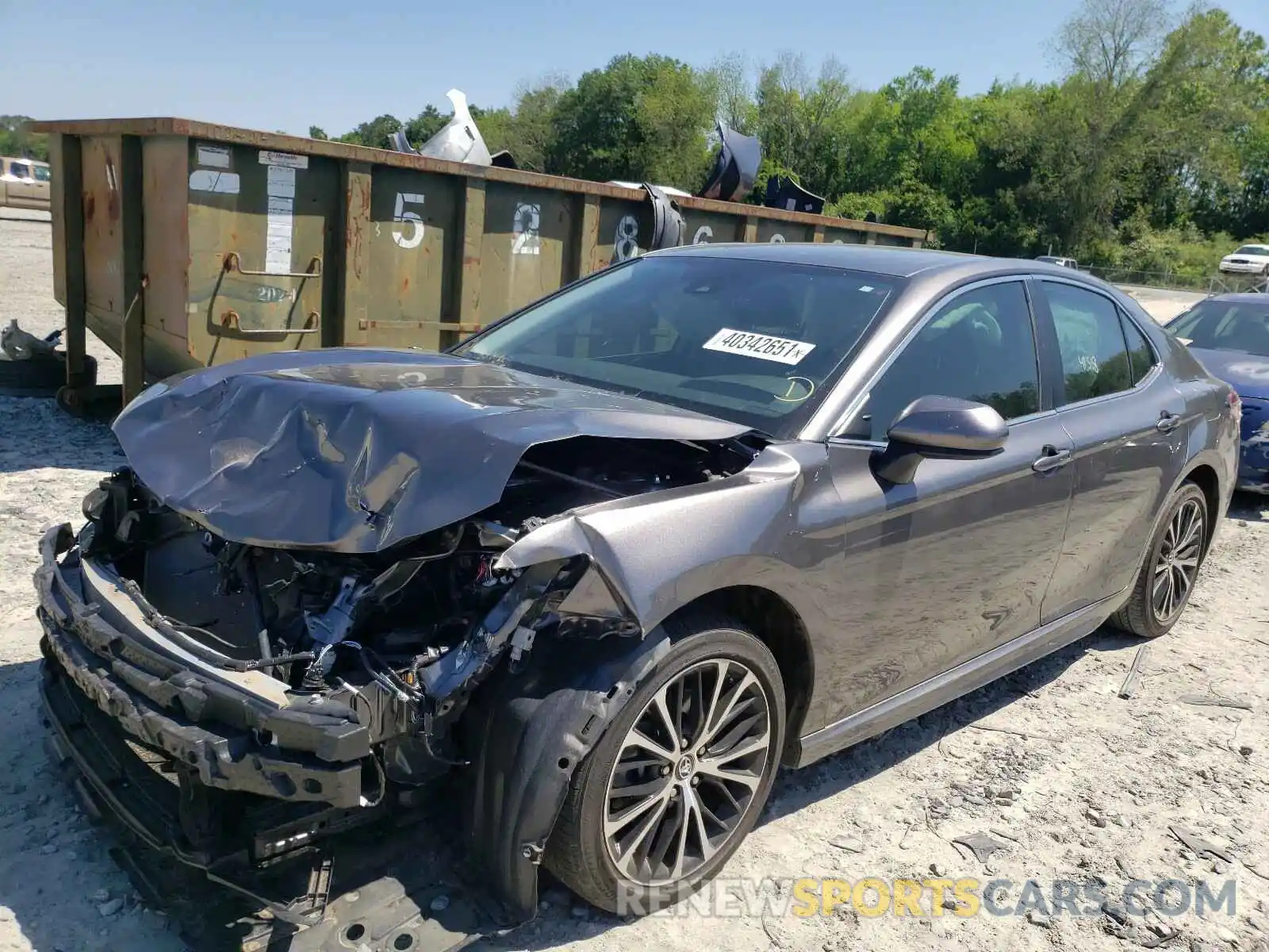 2 Photograph of a damaged car 4T1B11HK2KU802686 TOYOTA CAMRY 2019