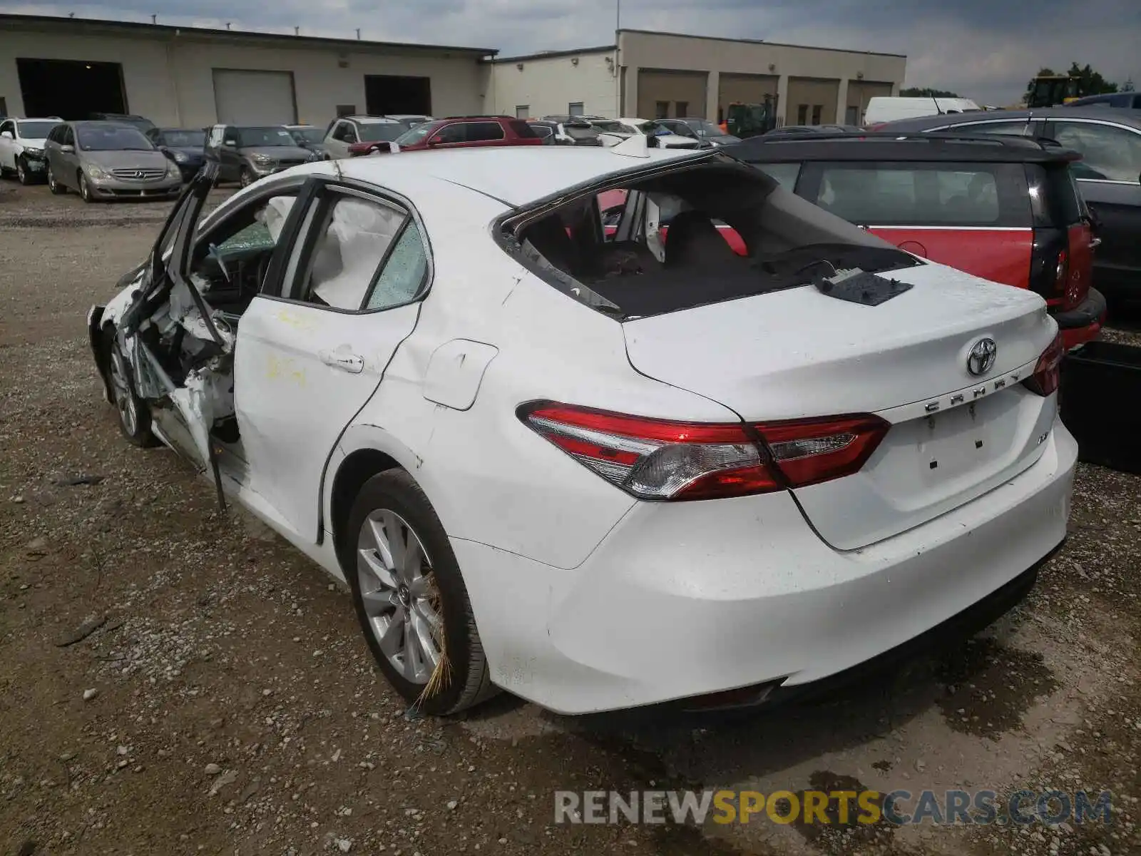 3 Photograph of a damaged car 4T1B11HK2KU802736 TOYOTA CAMRY 2019