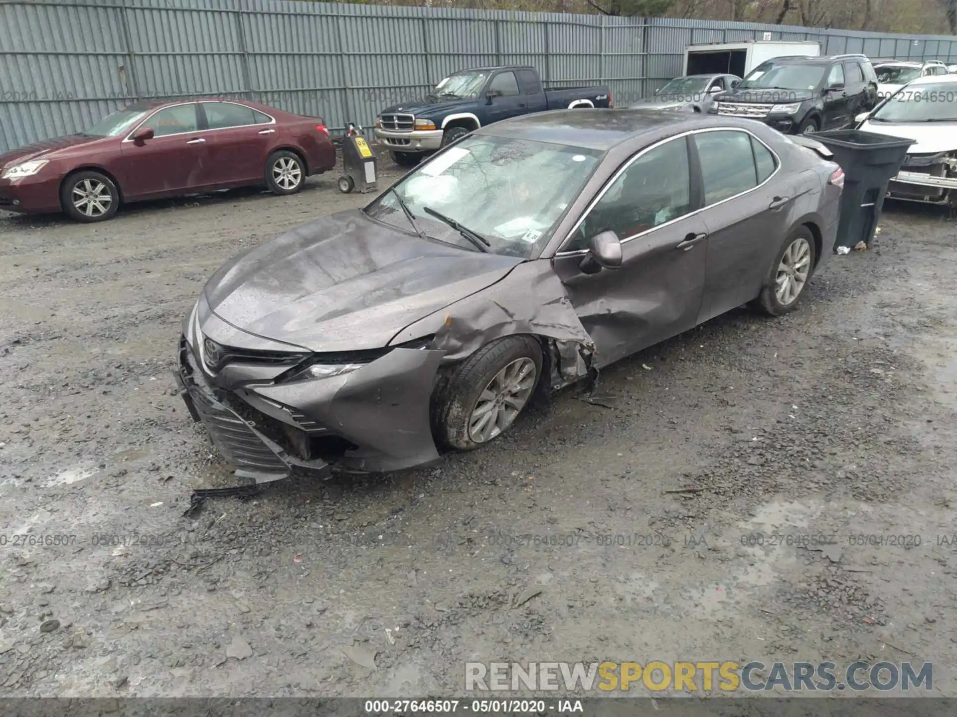 2 Photograph of a damaged car 4T1B11HK2KU803014 TOYOTA CAMRY 2019