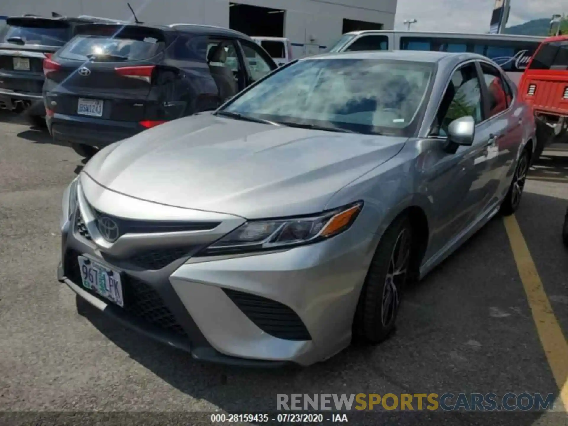 1 Photograph of a damaged car 4T1B11HK2KU803532 TOYOTA CAMRY 2019