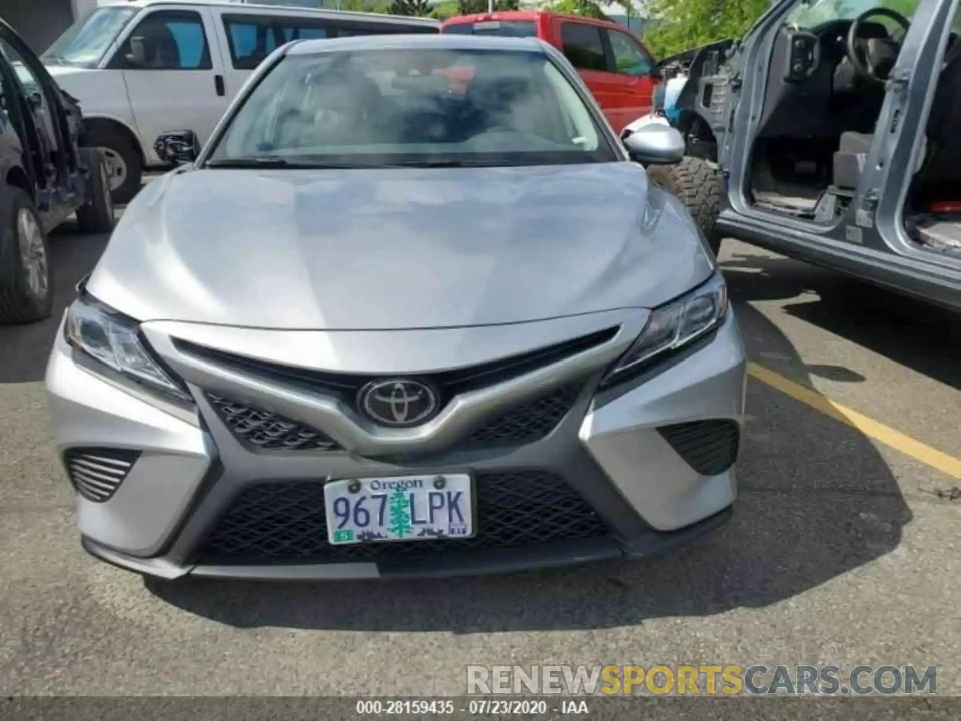 2 Photograph of a damaged car 4T1B11HK2KU803532 TOYOTA CAMRY 2019