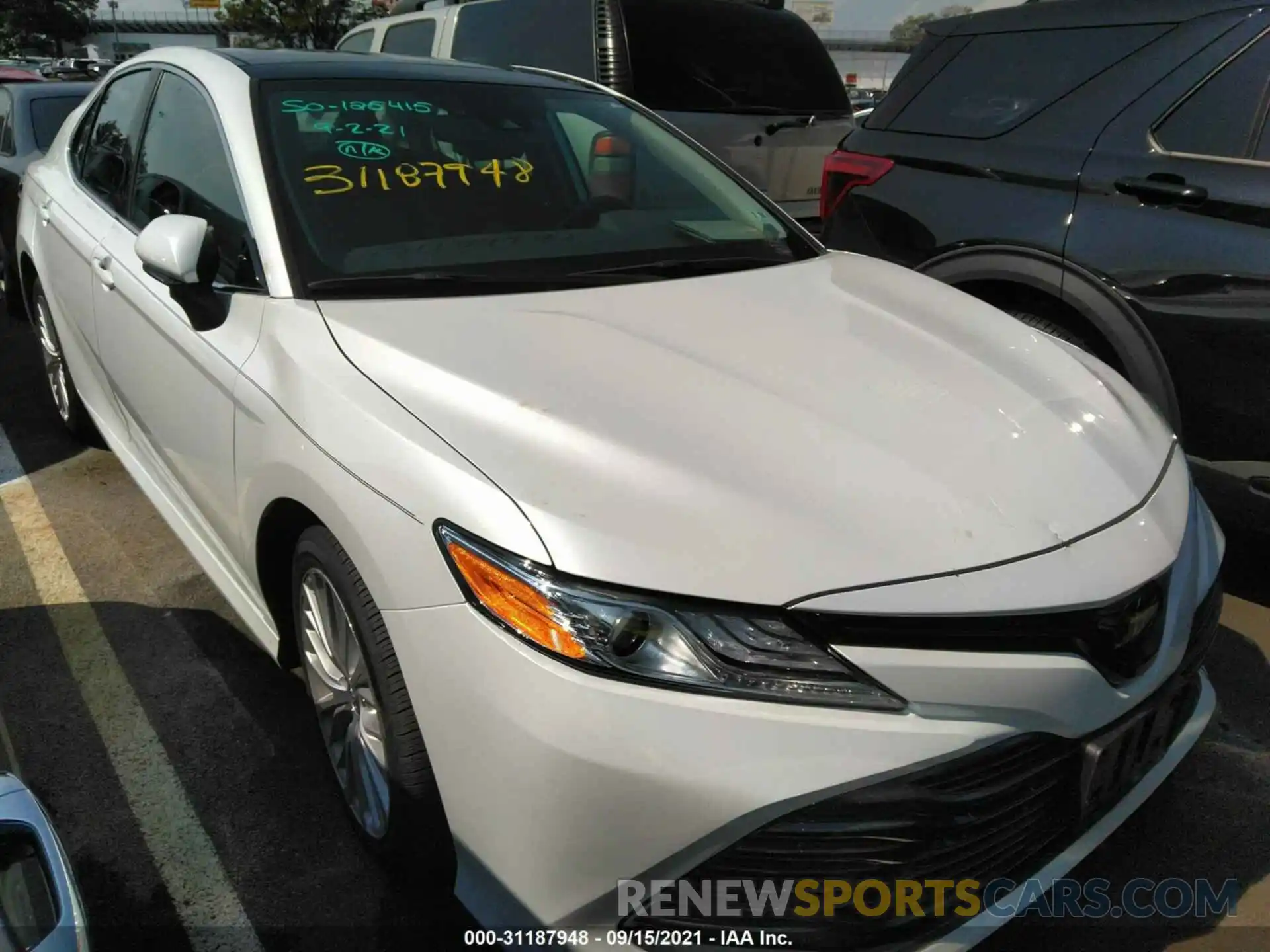 1 Photograph of a damaged car 4T1B11HK2KU803689 TOYOTA CAMRY 2019