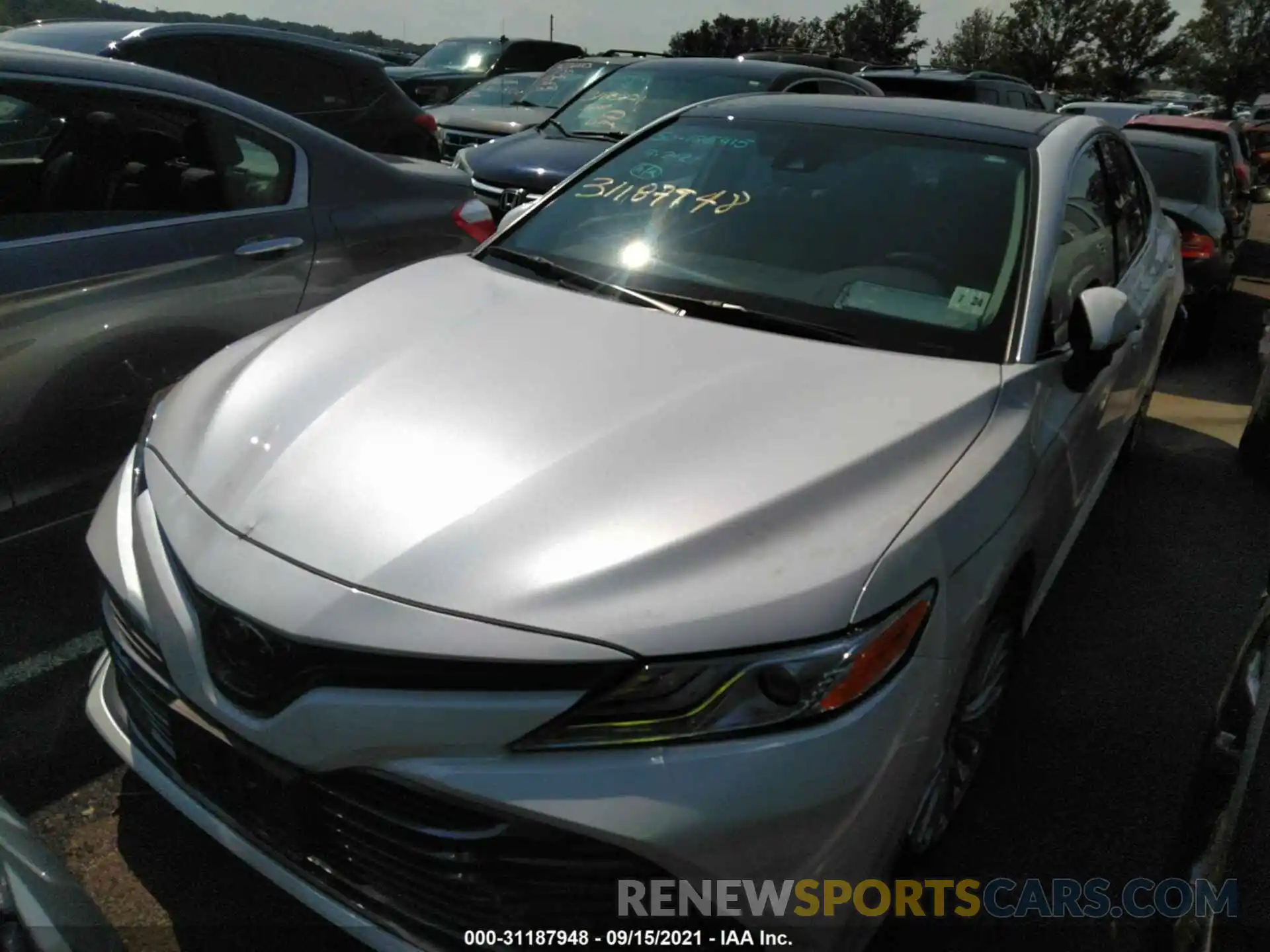 2 Photograph of a damaged car 4T1B11HK2KU803689 TOYOTA CAMRY 2019