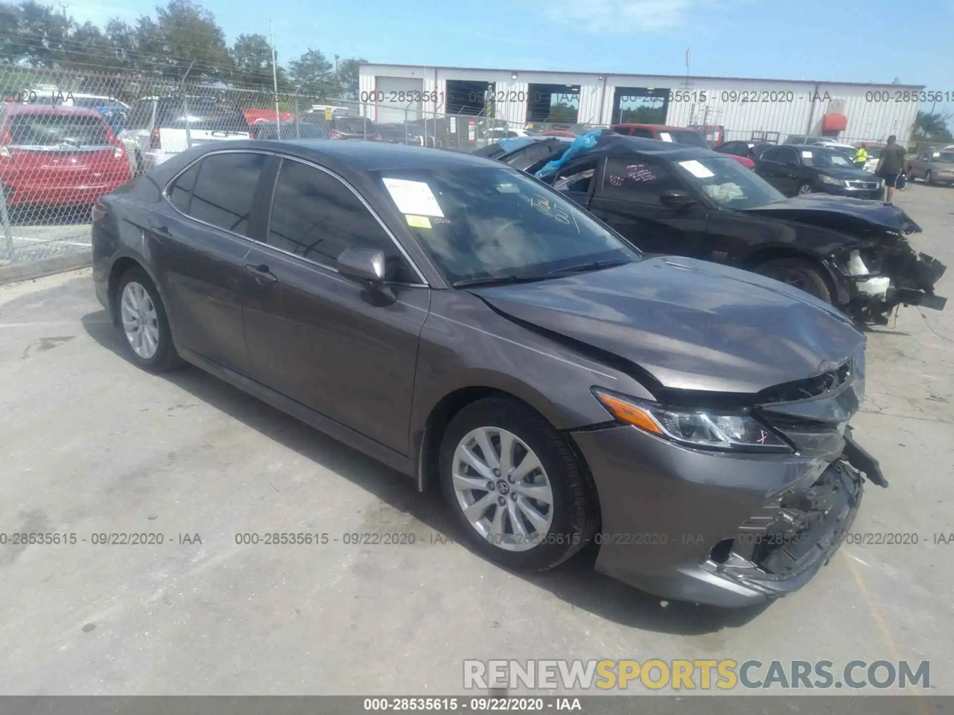 1 Photograph of a damaged car 4T1B11HK2KU803790 TOYOTA CAMRY 2019