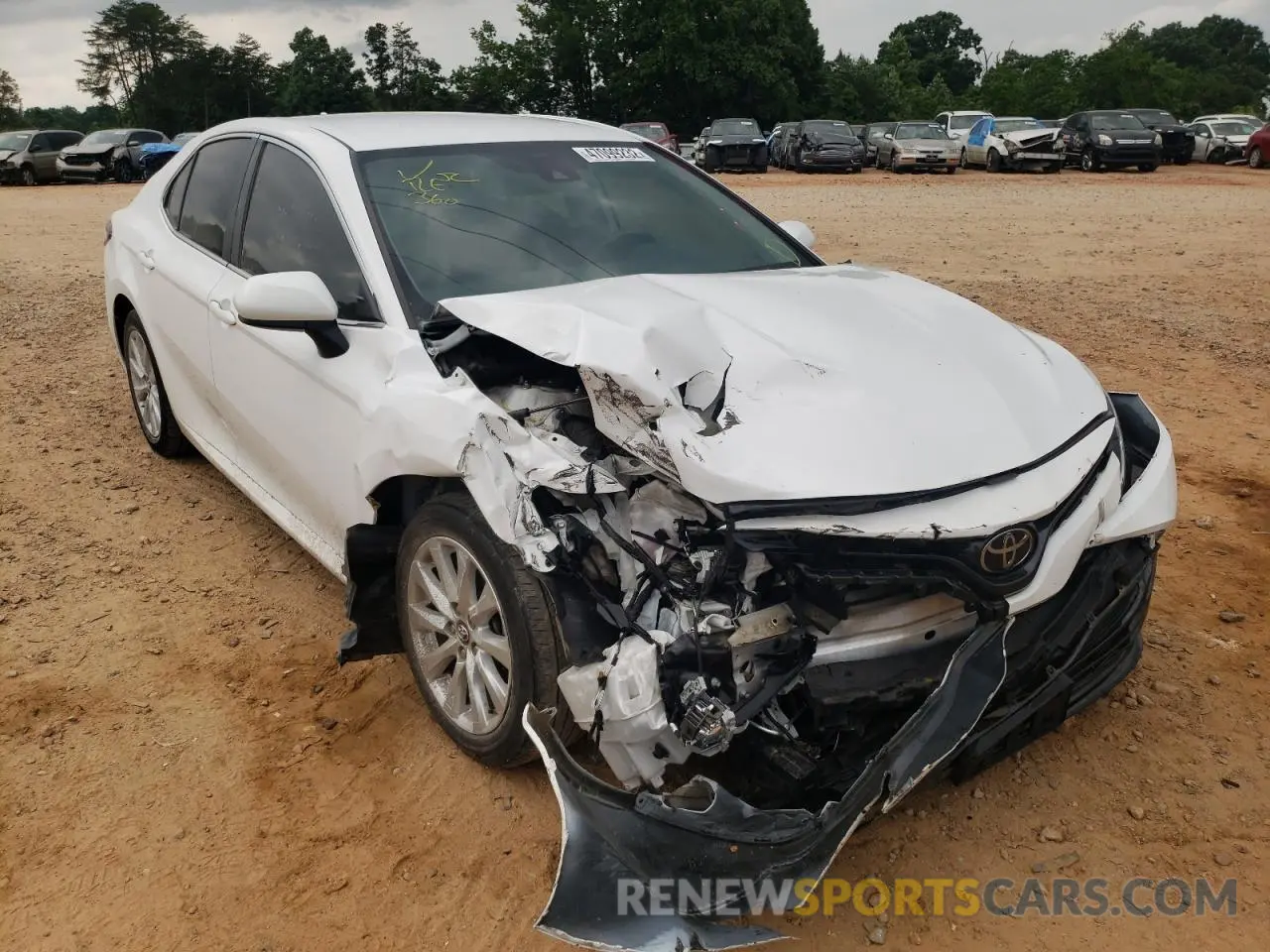 1 Photograph of a damaged car 4T1B11HK2KU804986 TOYOTA CAMRY 2019