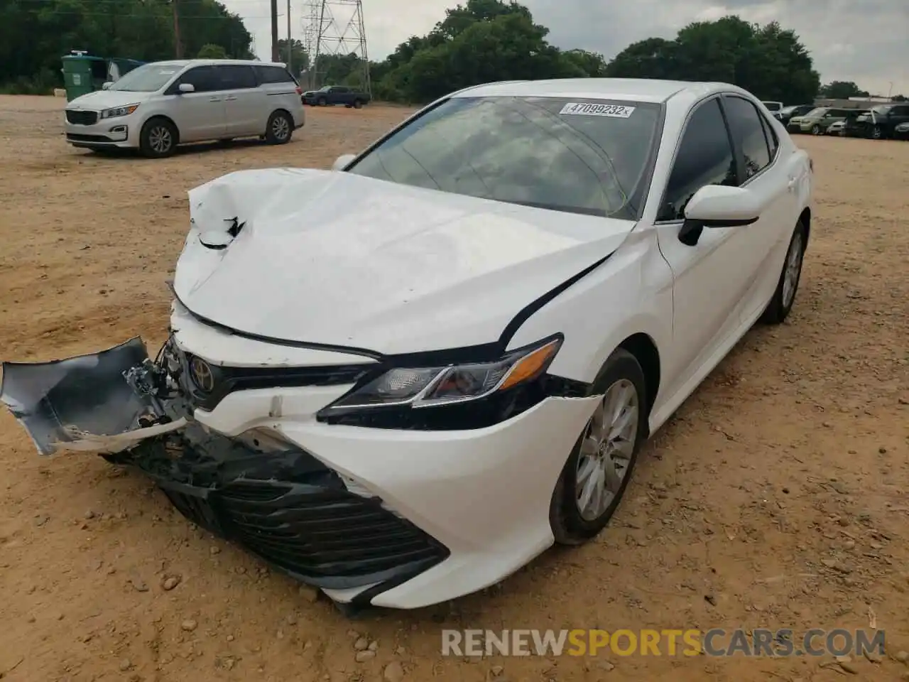 2 Photograph of a damaged car 4T1B11HK2KU804986 TOYOTA CAMRY 2019