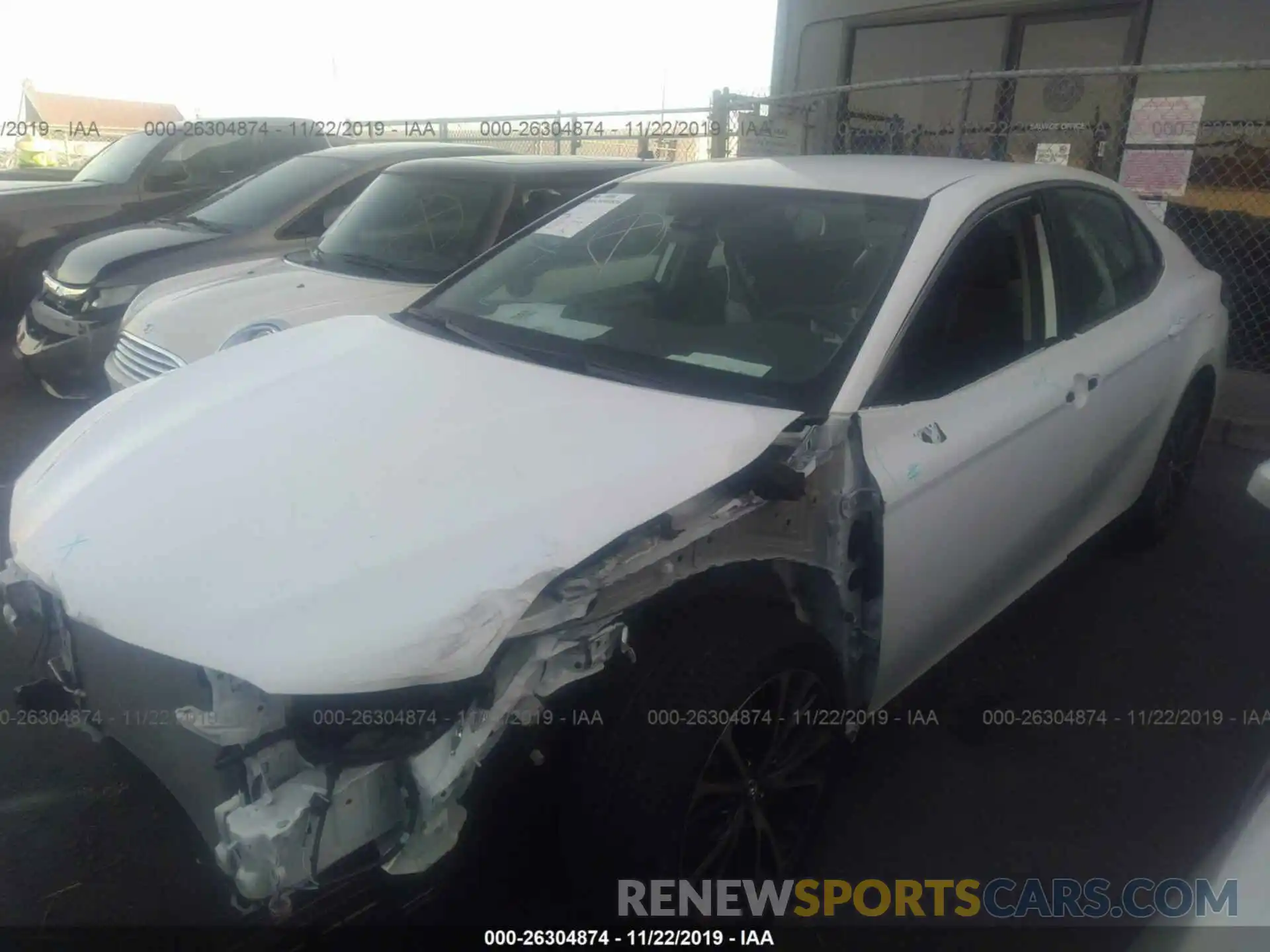 2 Photograph of a damaged car 4T1B11HK2KU806558 TOYOTA CAMRY 2019