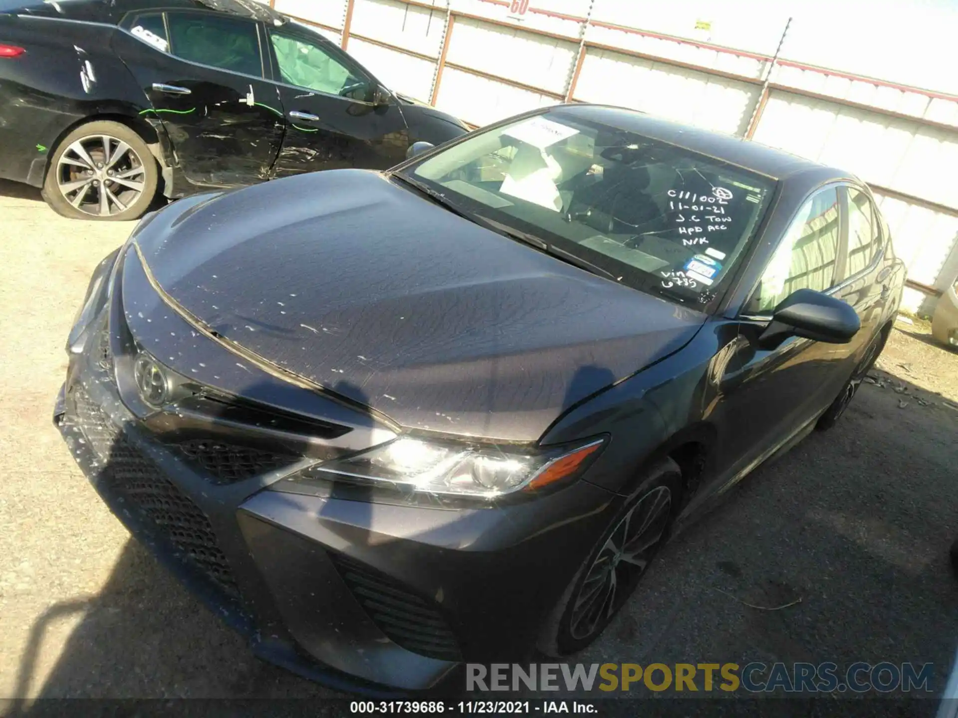 2 Photograph of a damaged car 4T1B11HK2KU806785 TOYOTA CAMRY 2019