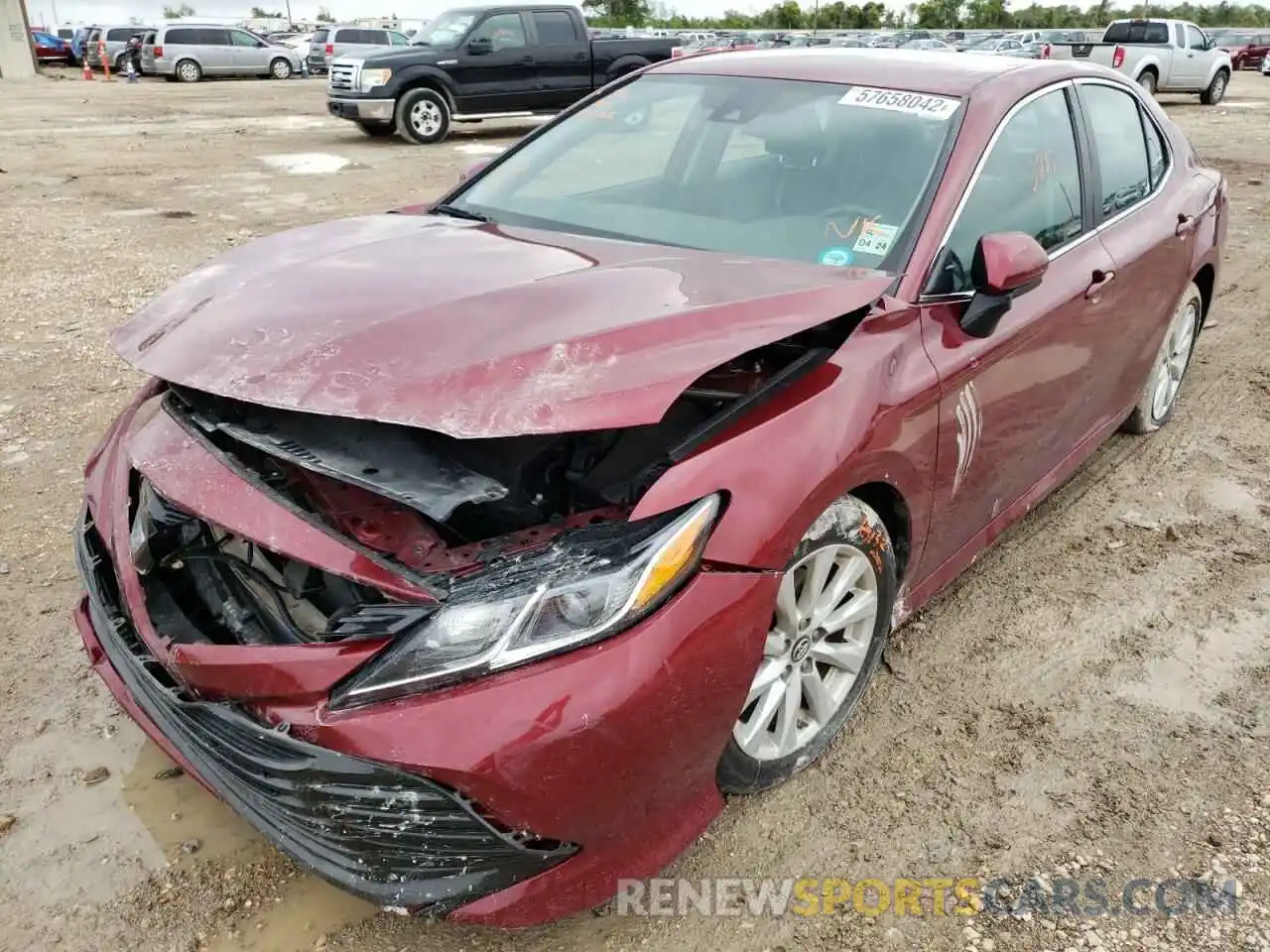 2 Photograph of a damaged car 4T1B11HK2KU807726 TOYOTA CAMRY 2019