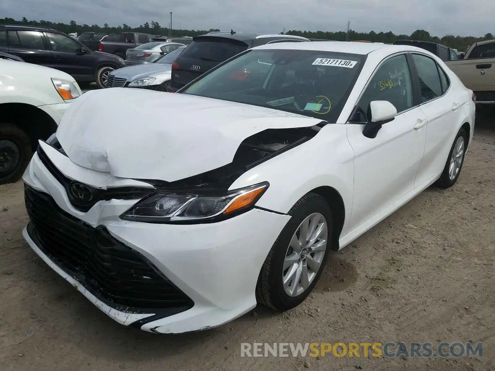 2 Photograph of a damaged car 4T1B11HK2KU808472 TOYOTA CAMRY 2019