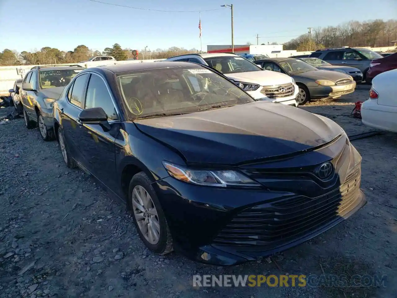 1 Photograph of a damaged car 4T1B11HK2KU809864 TOYOTA CAMRY 2019