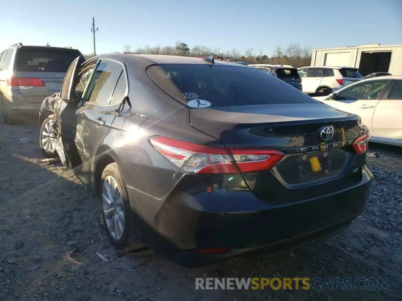 3 Photograph of a damaged car 4T1B11HK2KU809864 TOYOTA CAMRY 2019