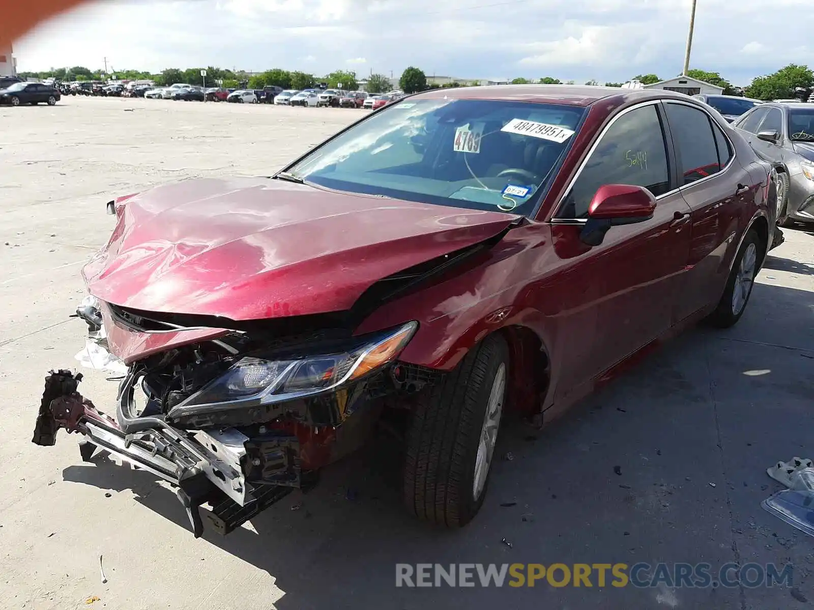 2 Photograph of a damaged car 4T1B11HK2KU810769 TOYOTA CAMRY 2019