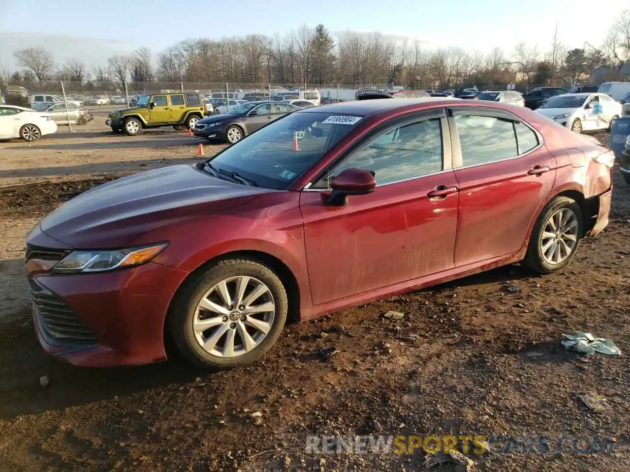 1 Photograph of a damaged car 4T1B11HK2KU811890 TOYOTA CAMRY 2019