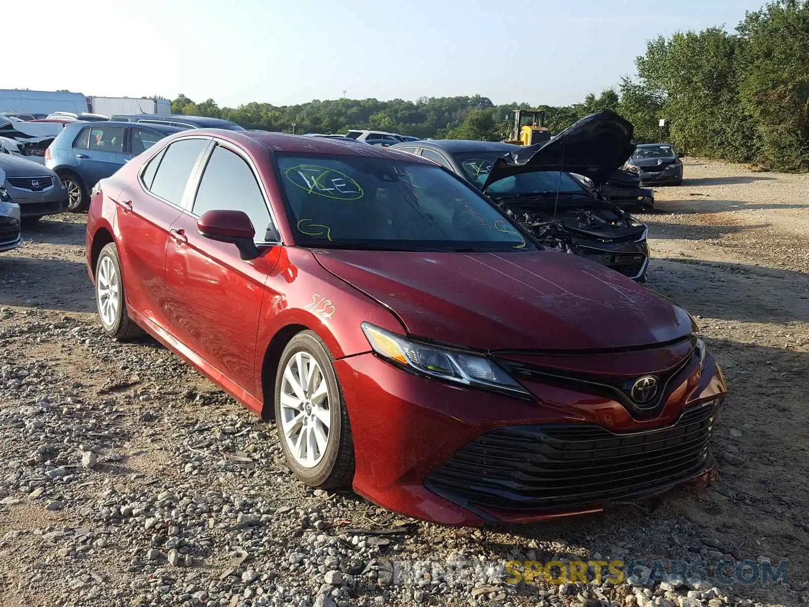 1 Photograph of a damaged car 4T1B11HK2KU812277 TOYOTA CAMRY 2019