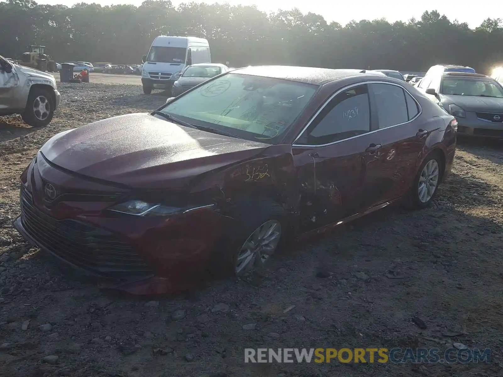 2 Photograph of a damaged car 4T1B11HK2KU812277 TOYOTA CAMRY 2019