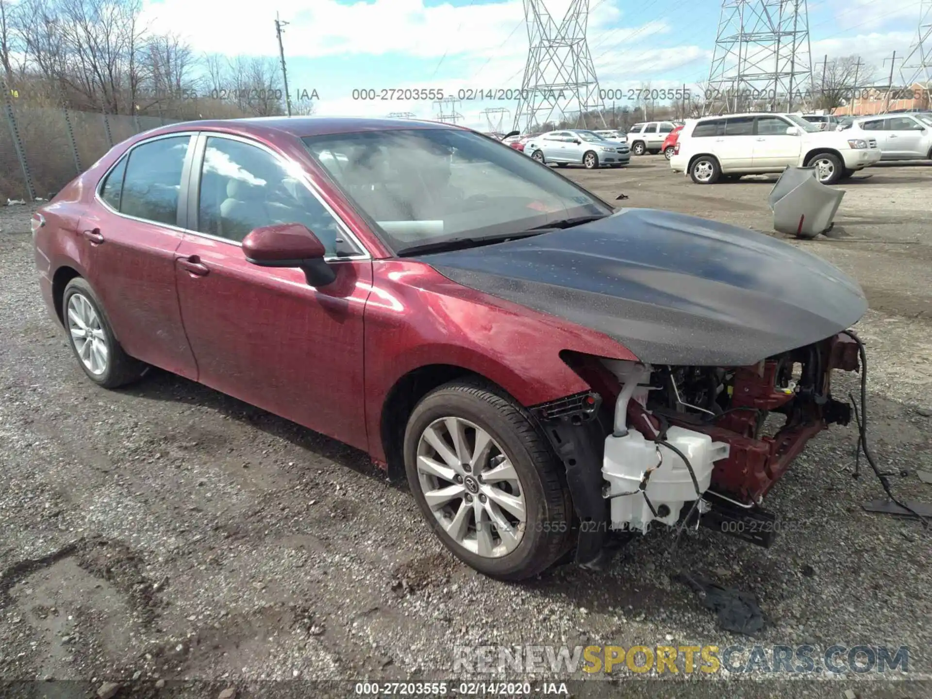 1 Photograph of a damaged car 4T1B11HK2KU813753 TOYOTA CAMRY 2019