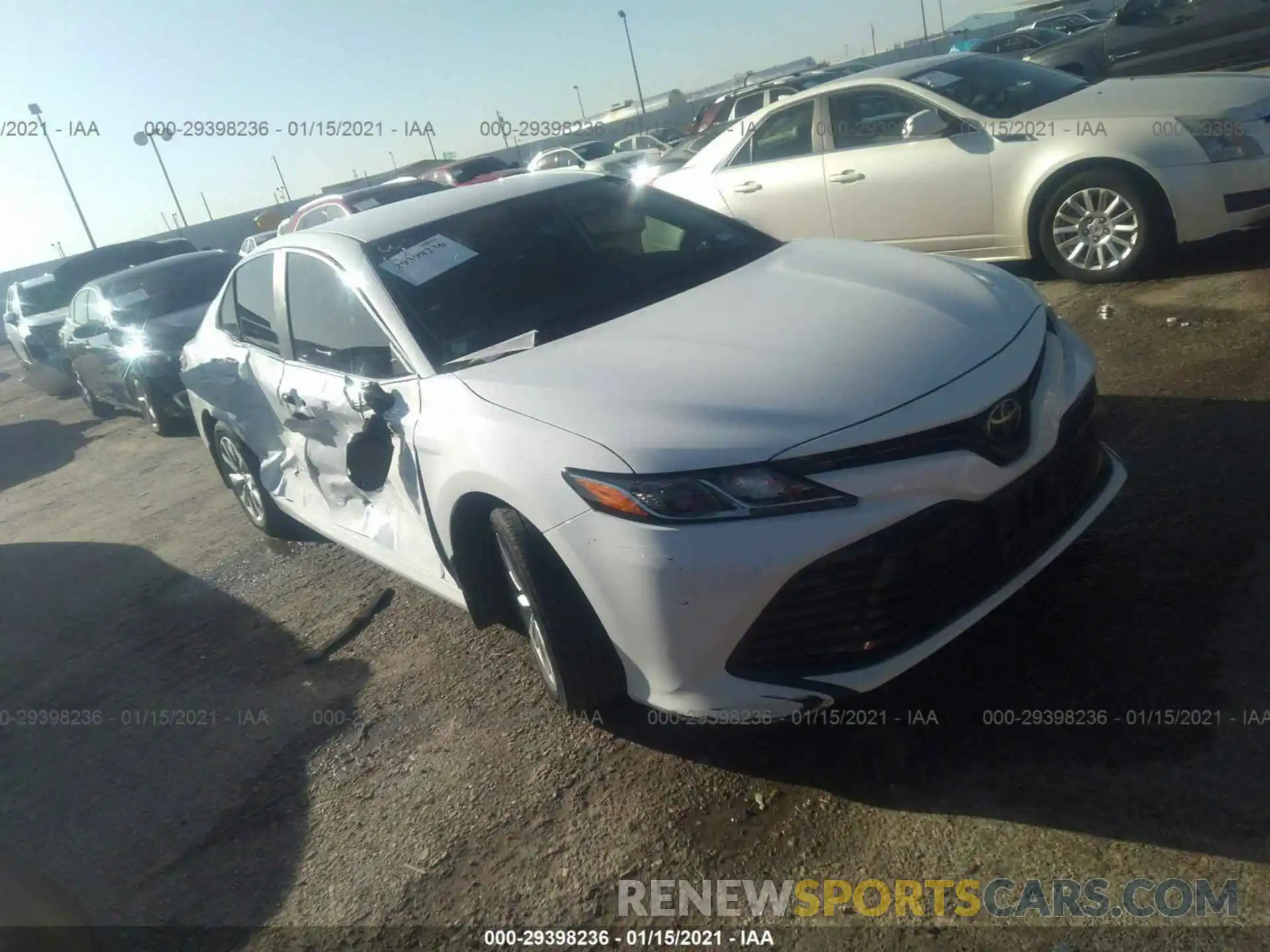 1 Photograph of a damaged car 4T1B11HK2KU814076 TOYOTA CAMRY 2019