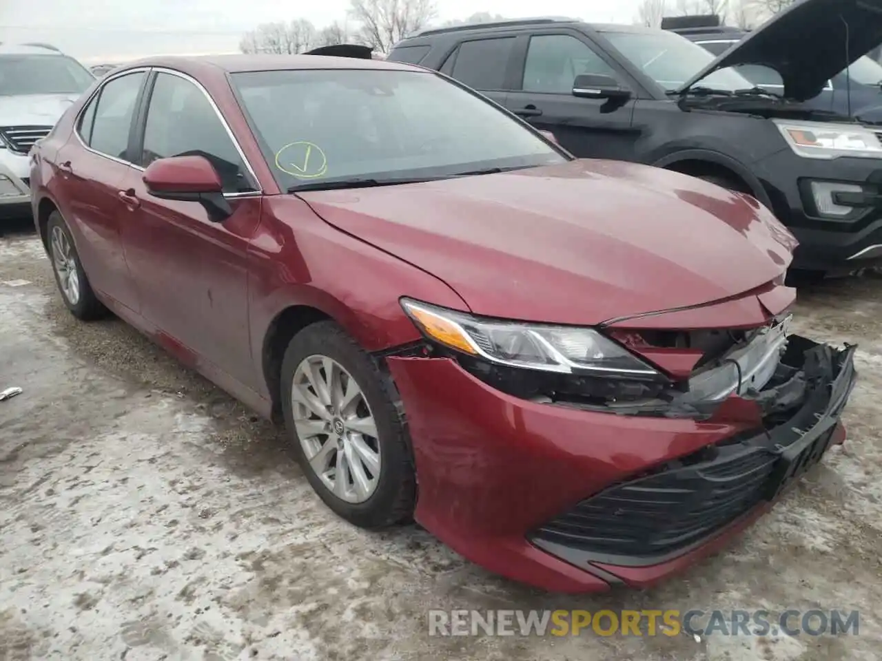 1 Photograph of a damaged car 4T1B11HK2KU814207 TOYOTA CAMRY 2019