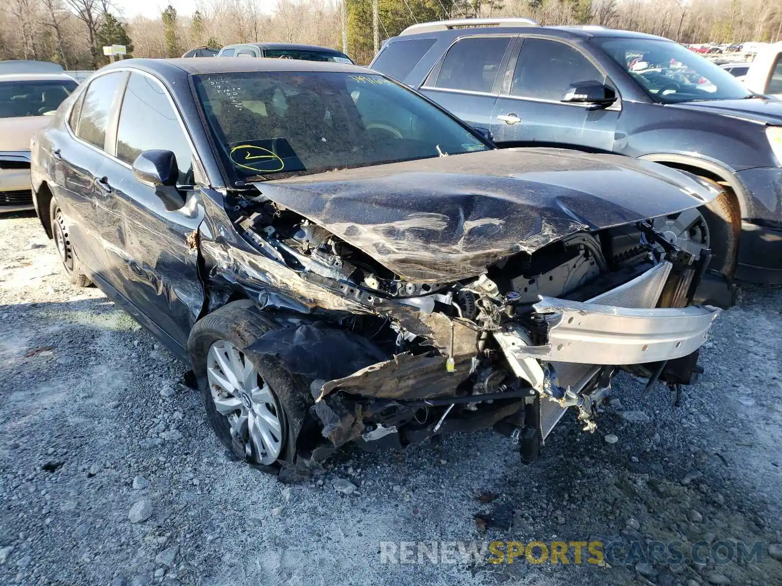 1 Photograph of a damaged car 4T1B11HK2KU816765 TOYOTA CAMRY 2019