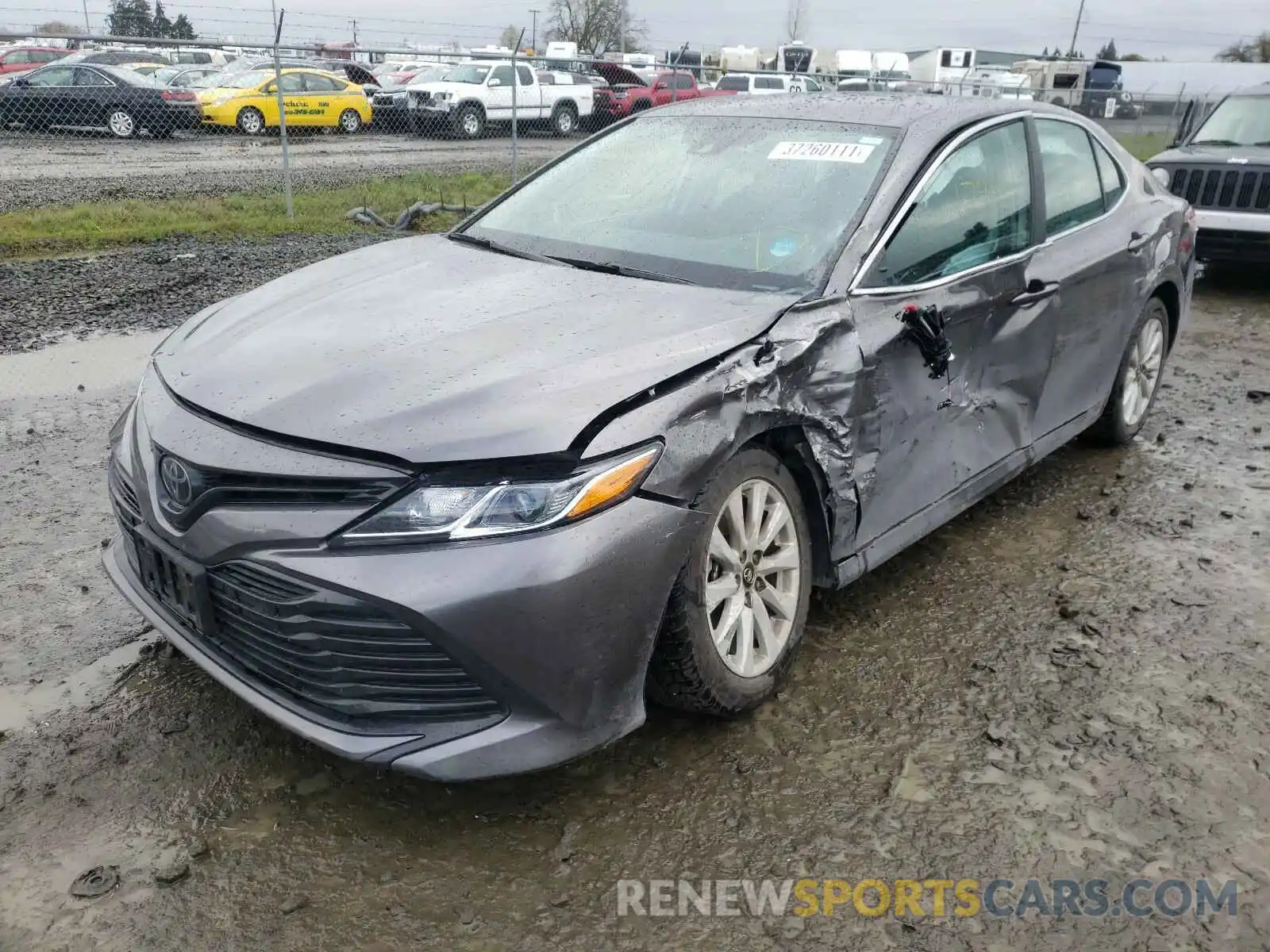 2 Photograph of a damaged car 4T1B11HK2KU818600 TOYOTA CAMRY 2019