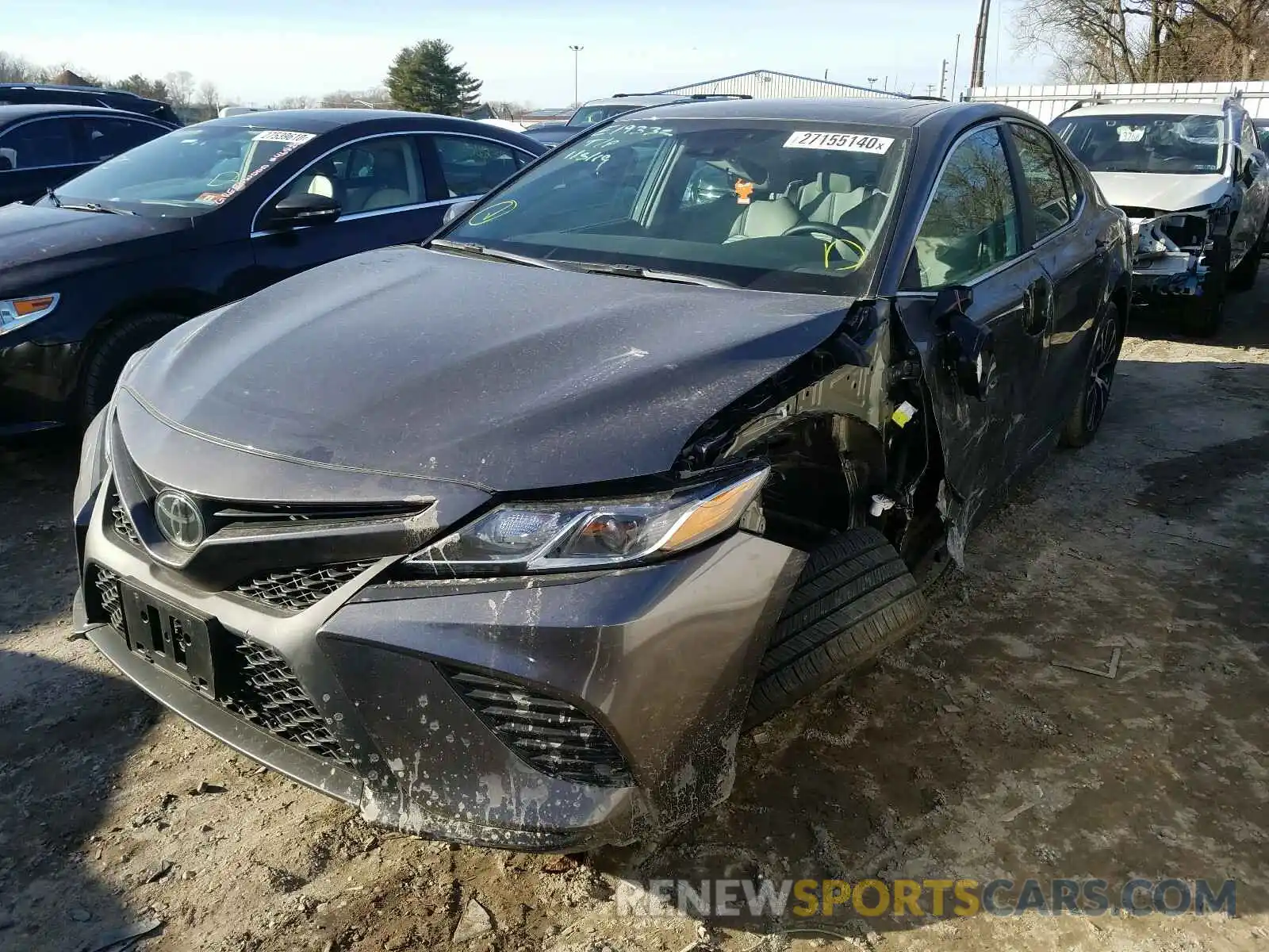 2 Photograph of a damaged car 4T1B11HK2KU818984 TOYOTA CAMRY 2019