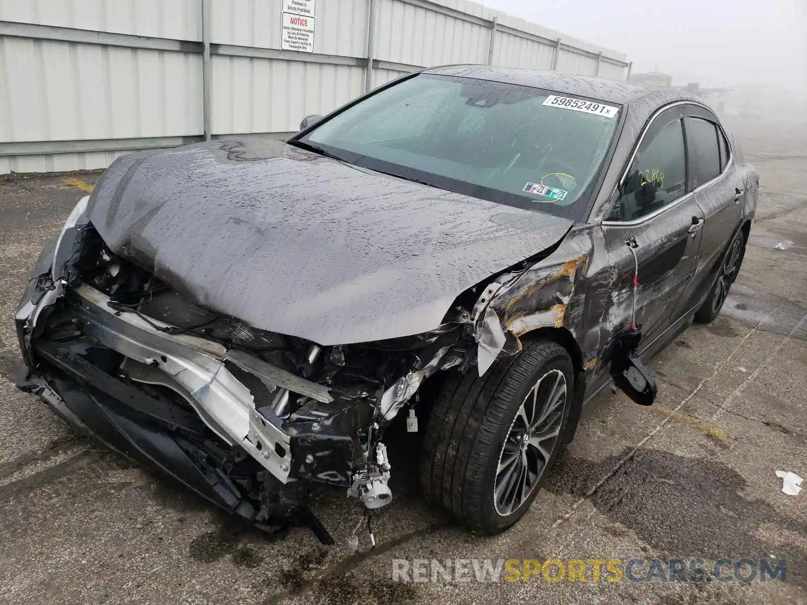 2 Photograph of a damaged car 4T1B11HK2KU820248 TOYOTA CAMRY 2019