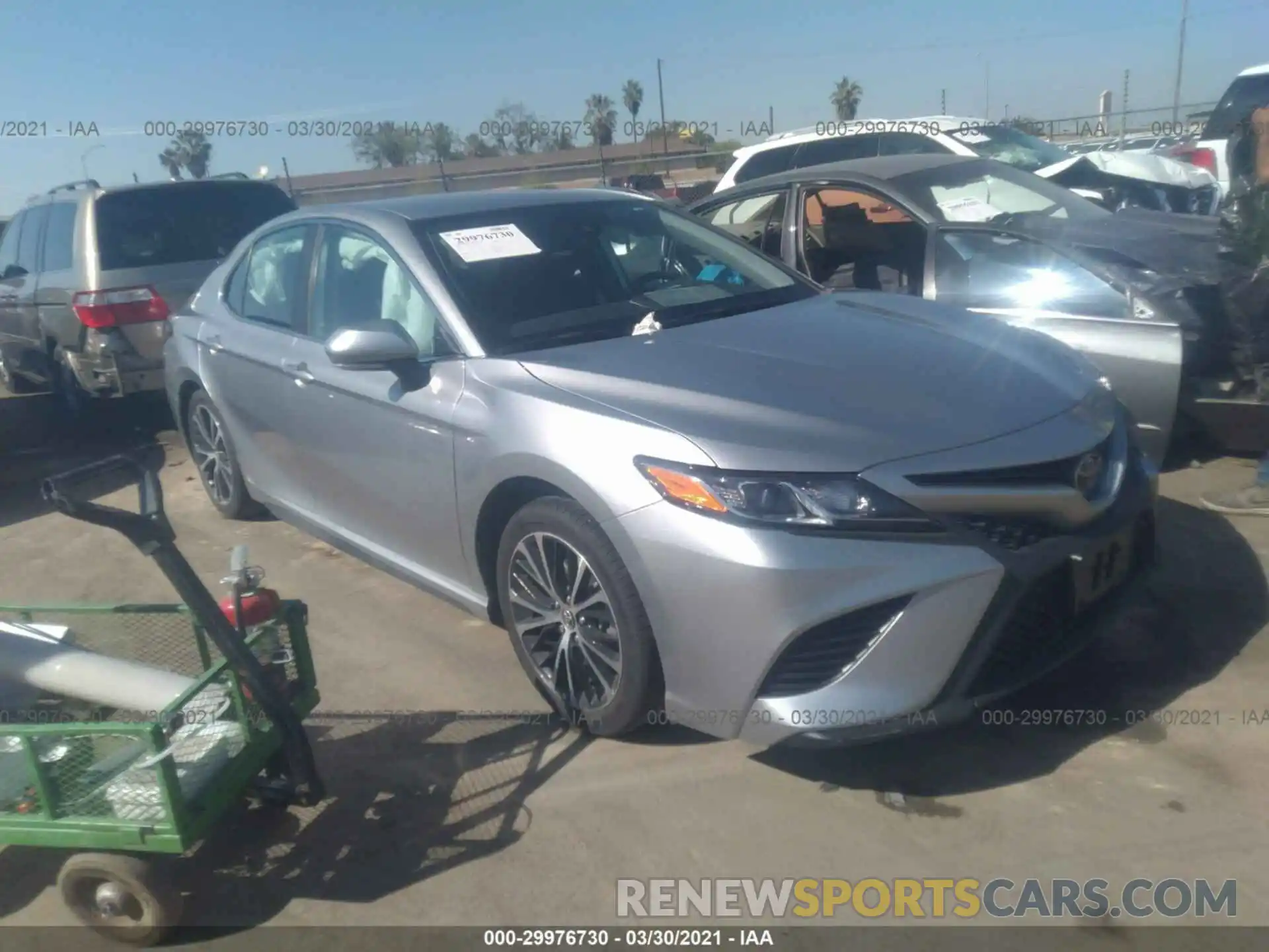 1 Photograph of a damaged car 4T1B11HK2KU821058 TOYOTA CAMRY 2019