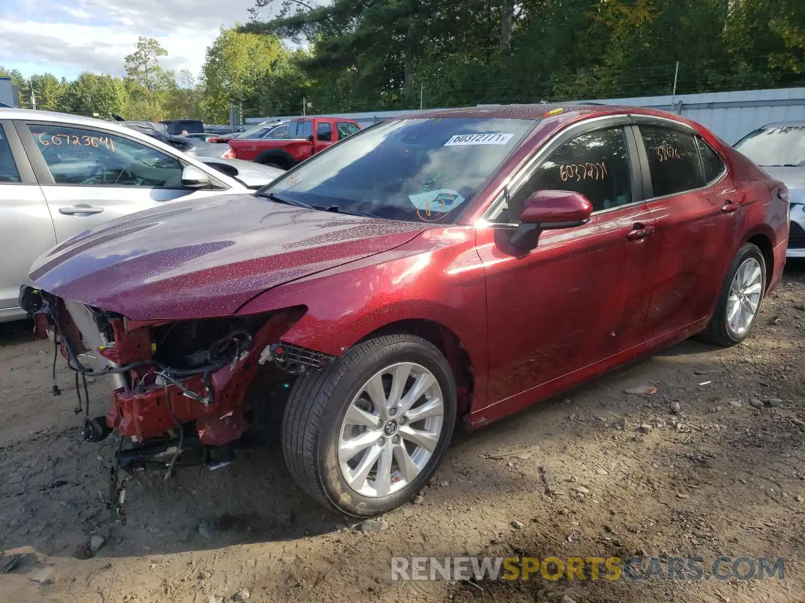 2 Photograph of a damaged car 4T1B11HK2KU821478 TOYOTA CAMRY 2019