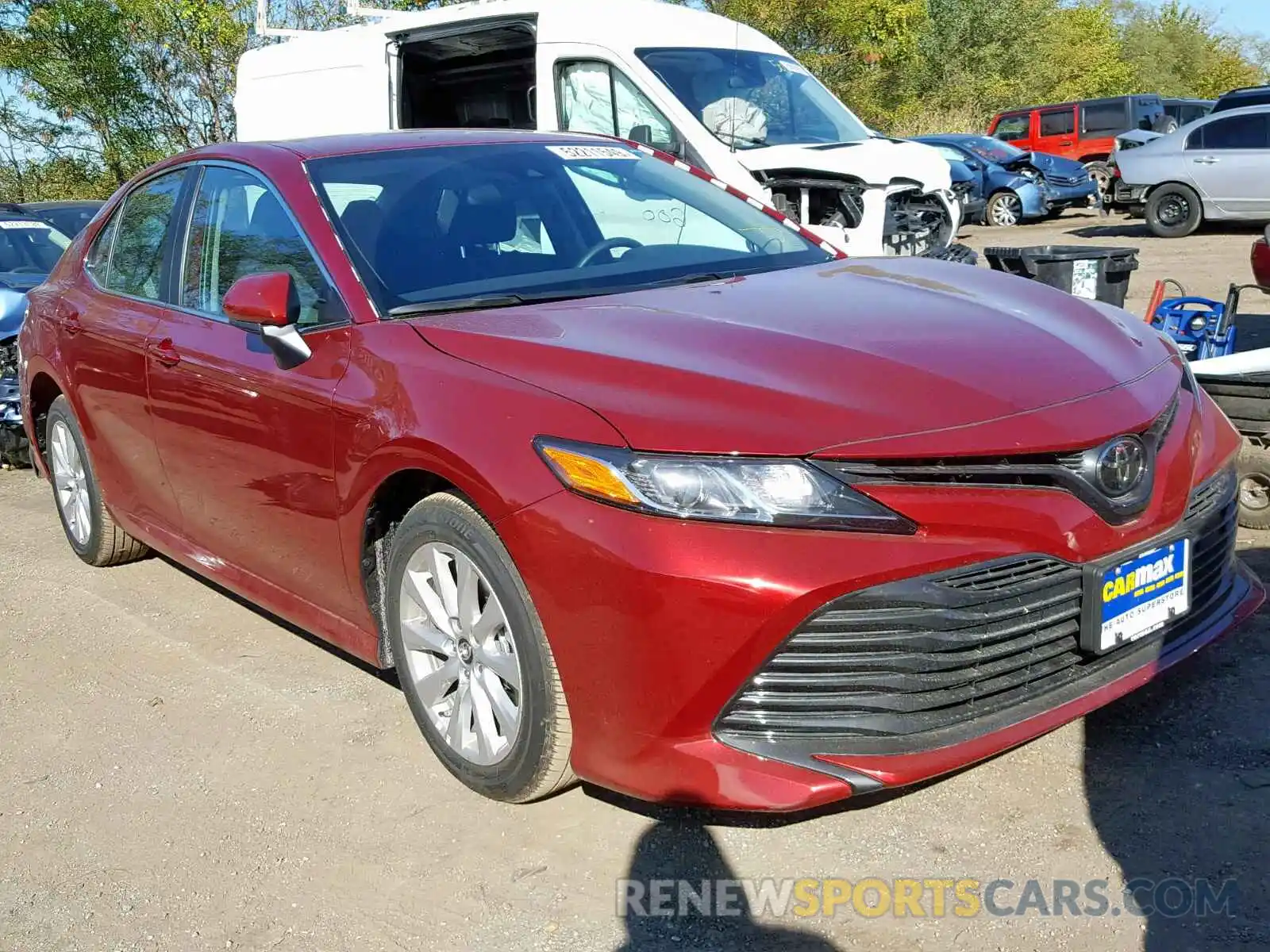 1 Photograph of a damaged car 4T1B11HK2KU822033 TOYOTA CAMRY 2019