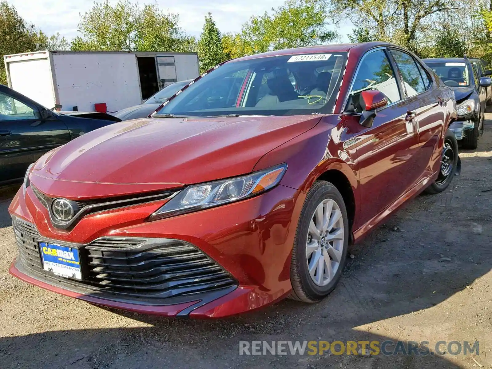 2 Photograph of a damaged car 4T1B11HK2KU822033 TOYOTA CAMRY 2019