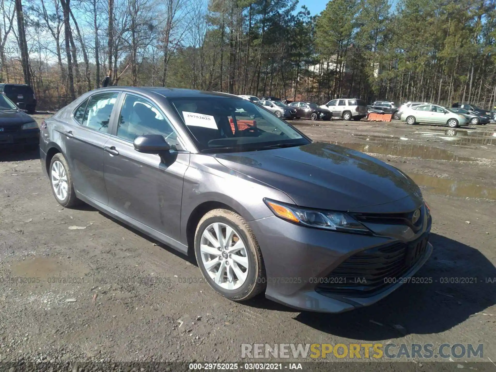 1 Photograph of a damaged car 4T1B11HK2KU822145 TOYOTA CAMRY 2019