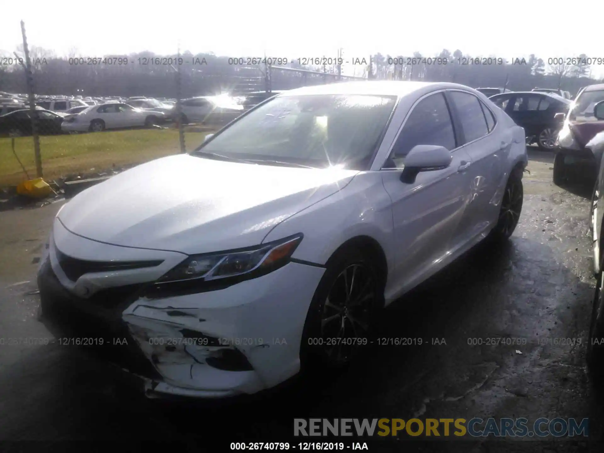 2 Photograph of a damaged car 4T1B11HK2KU827863 TOYOTA CAMRY 2019