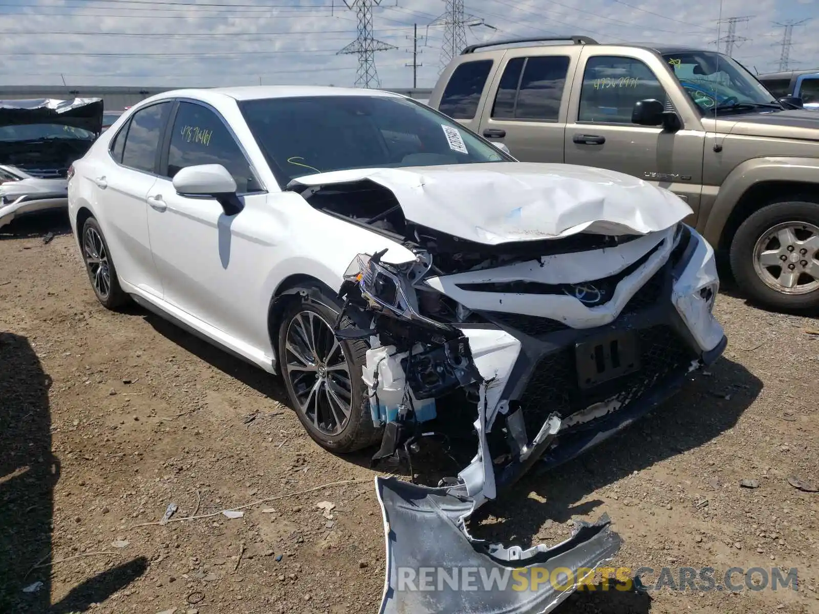 1 Photograph of a damaged car 4T1B11HK2KU829077 TOYOTA CAMRY 2019