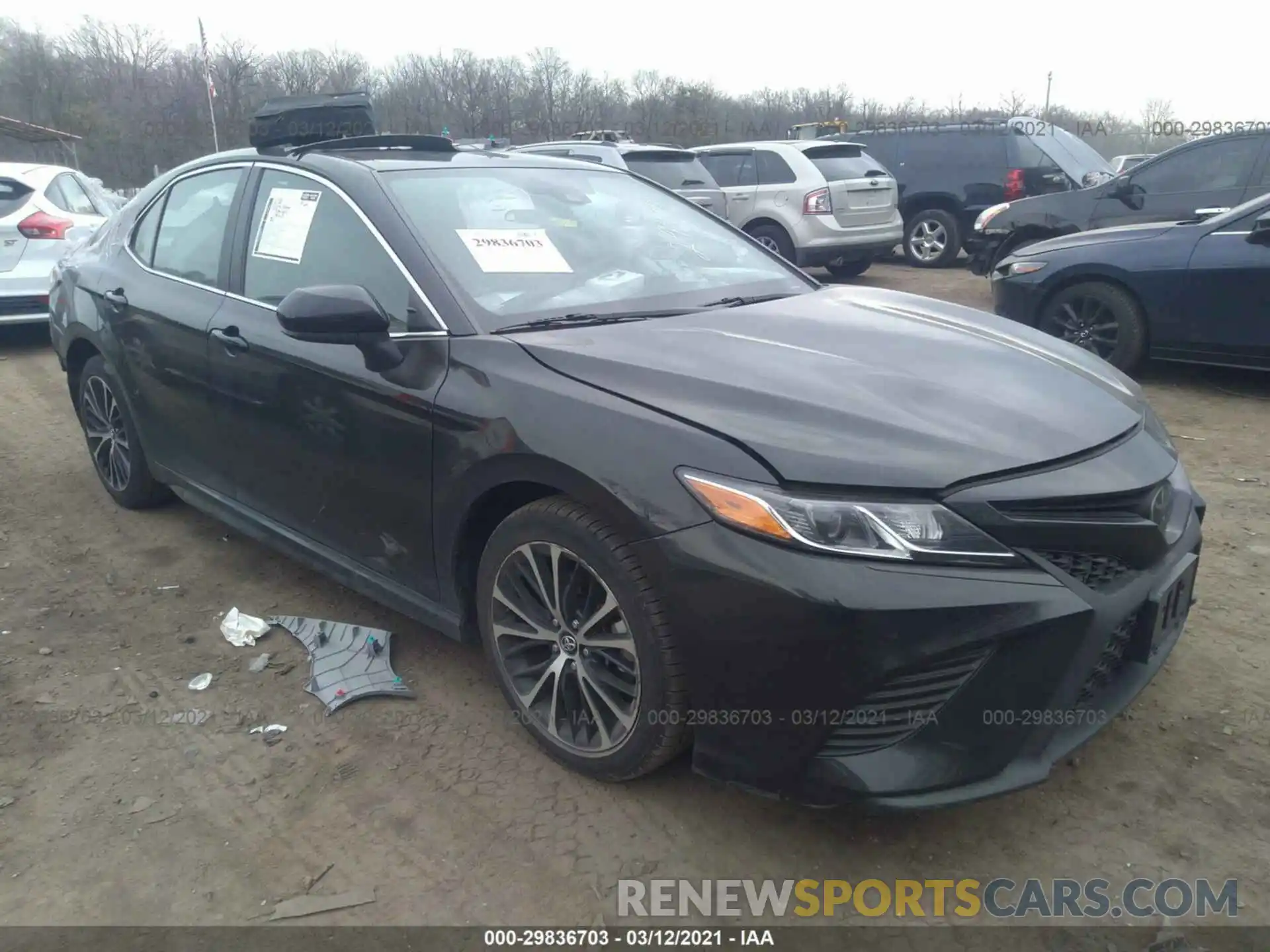 1 Photograph of a damaged car 4T1B11HK2KU829435 TOYOTA CAMRY 2019