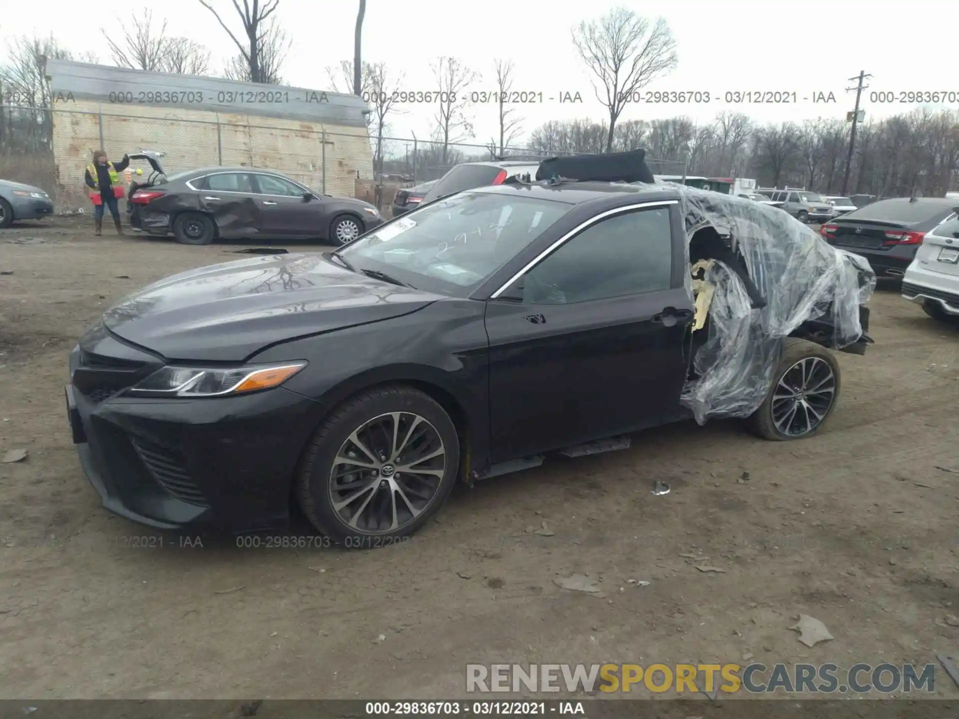 2 Photograph of a damaged car 4T1B11HK2KU829435 TOYOTA CAMRY 2019