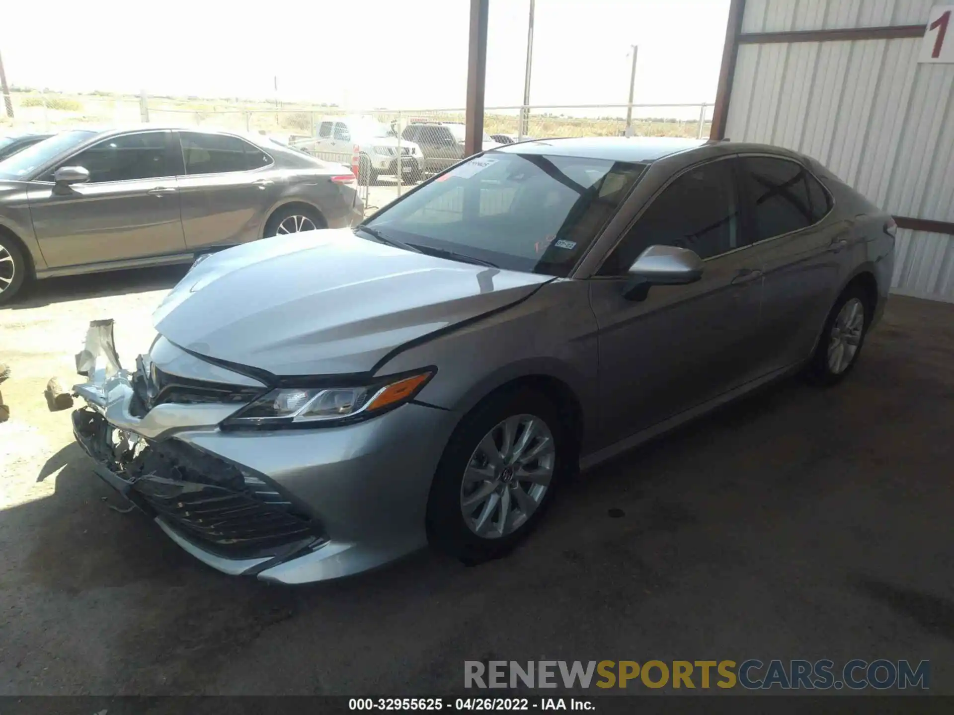 2 Photograph of a damaged car 4T1B11HK2KU832304 TOYOTA CAMRY 2019