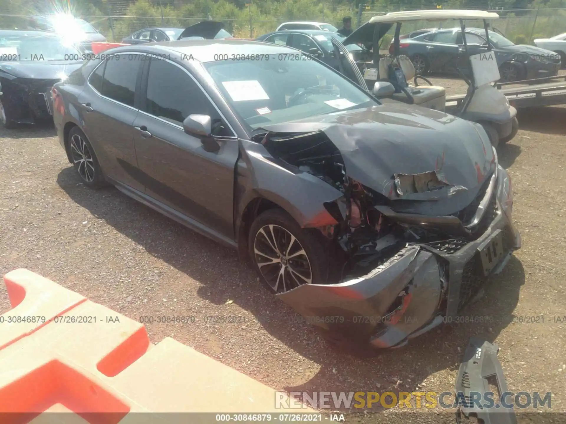 1 Photograph of a damaged car 4T1B11HK2KU833419 TOYOTA CAMRY 2019